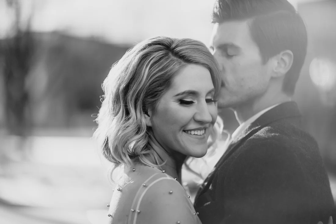 “My favorite part of our wedding day was our first look and having that be a private moment. When I asked Erik about his favorite part of our wedding day he said; "seeing you for the first time."