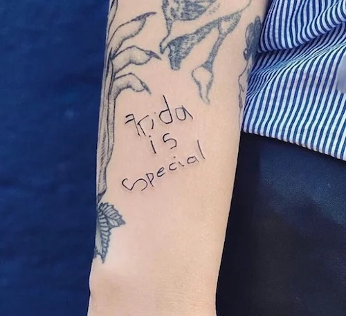 frida is special, you know it's true