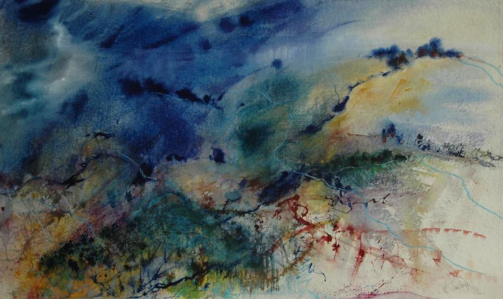 Clouds fall Away