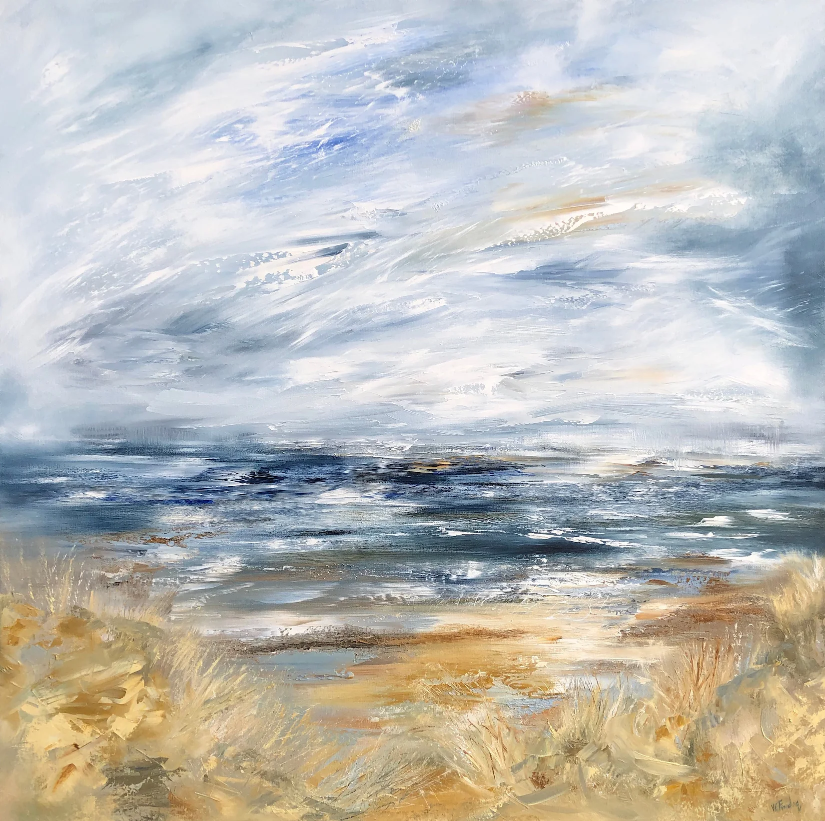Waves Rippling to the Shore