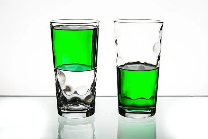 The glass is half full trade. The uncrowded-trade advantage.