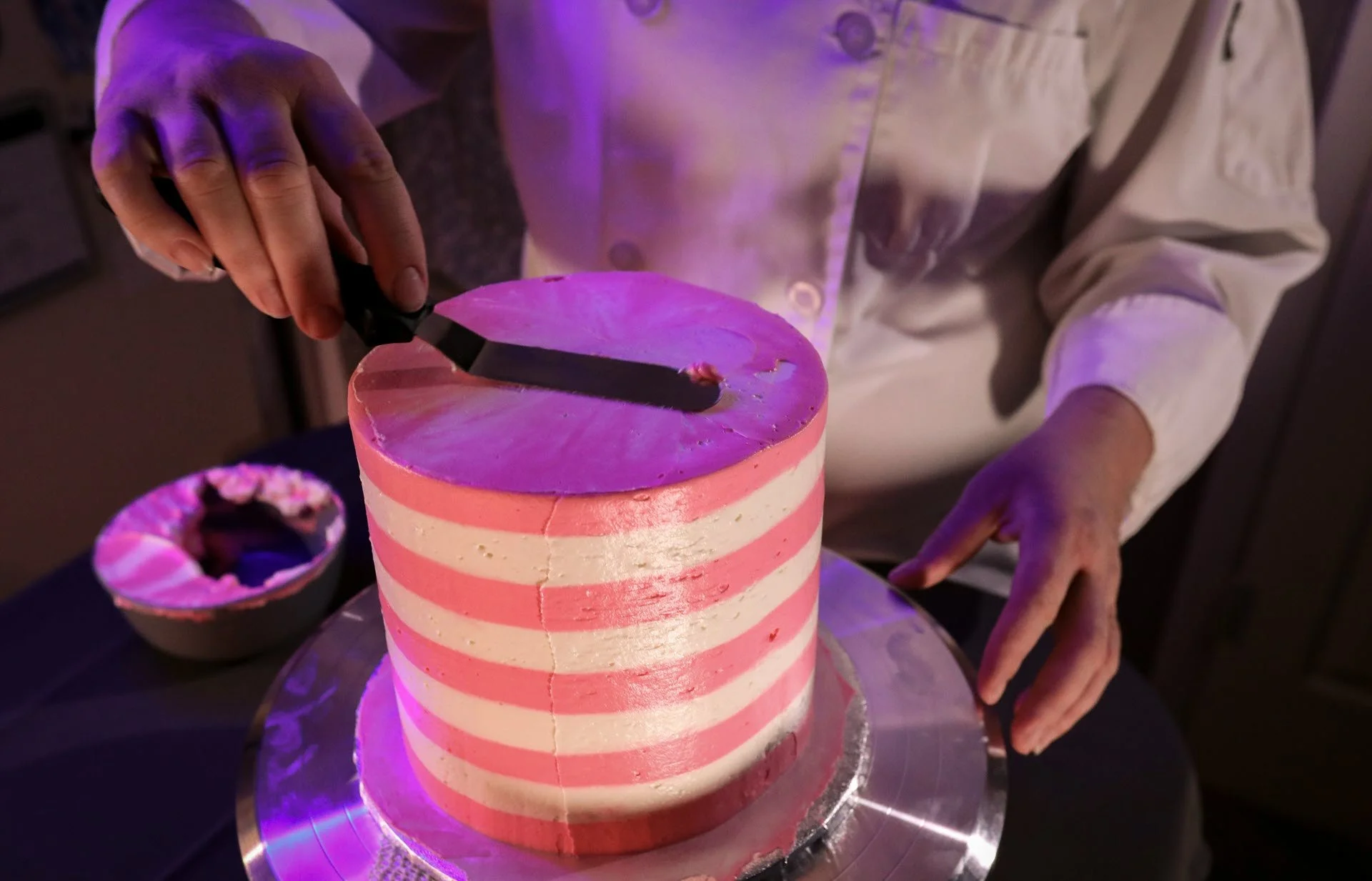 In trading—it's the icing first then the cake