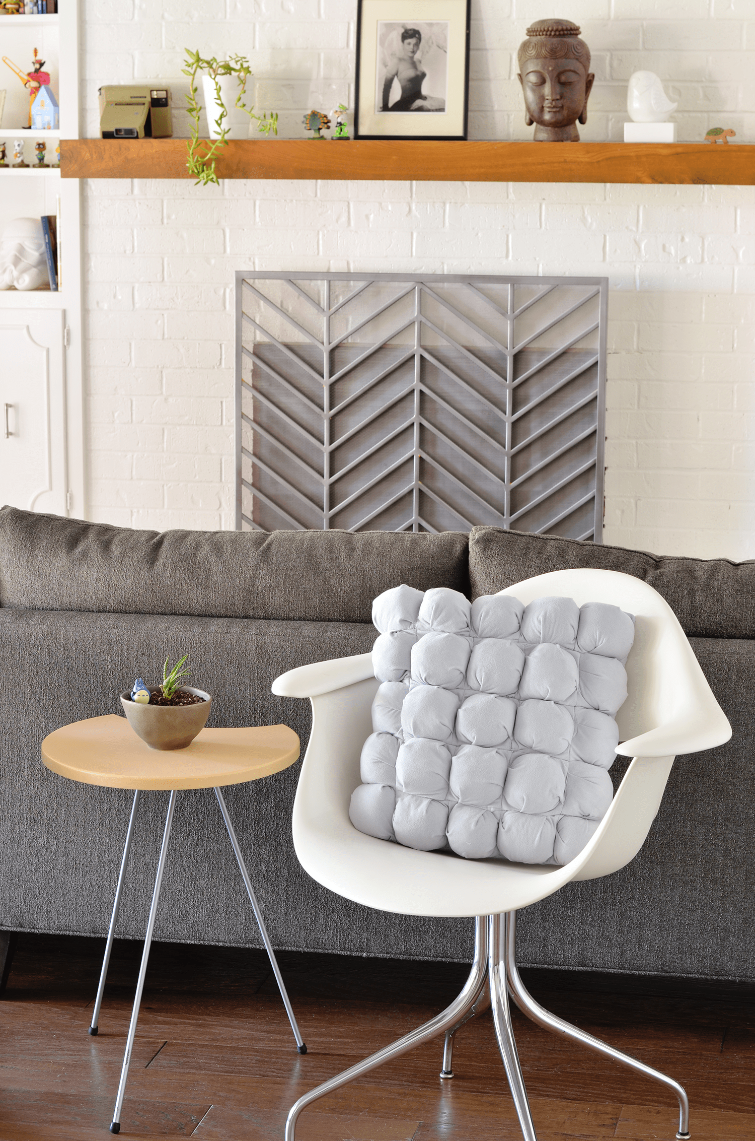 Puff Quilted Pillow | A Beautiful Mess Styling and photography by Mary Helen Leonard