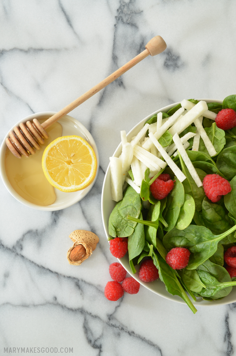 Spinach Salad | Mary Makes Good Styling and photography by Mary Helen Leonard