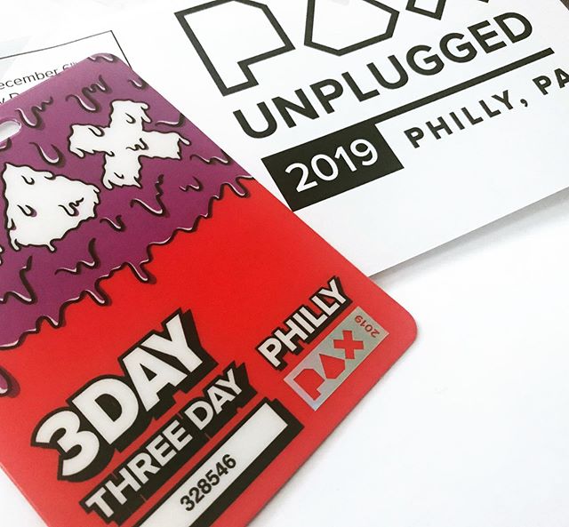 Got my badge for #paxunplugged today! So excited! It&rsquo;s gonna be wonderful to finally meet the people I&rsquo;ve been getting to know online over the last several months. See you all there in about 30 days :D EEEEEK