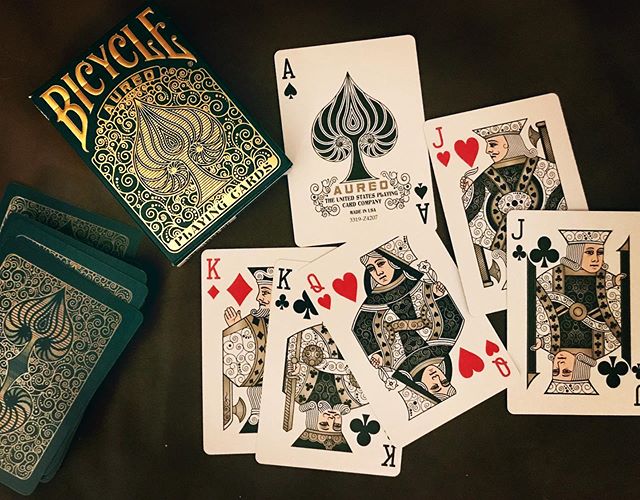 Most who know me, know I was first and foremost a card player, before I ever got into board games. It occurred to me it was about time to treat myself to a special deck, and after looking at probably hundreds of styles, I finally settled on these&mda