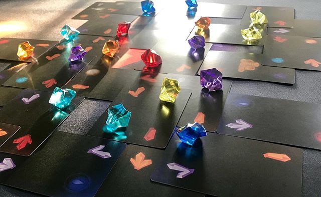 While there is no right or wrong time to play a game of Crystallo, I like late afternoon, for sunlight-through-the-gems reasons :D