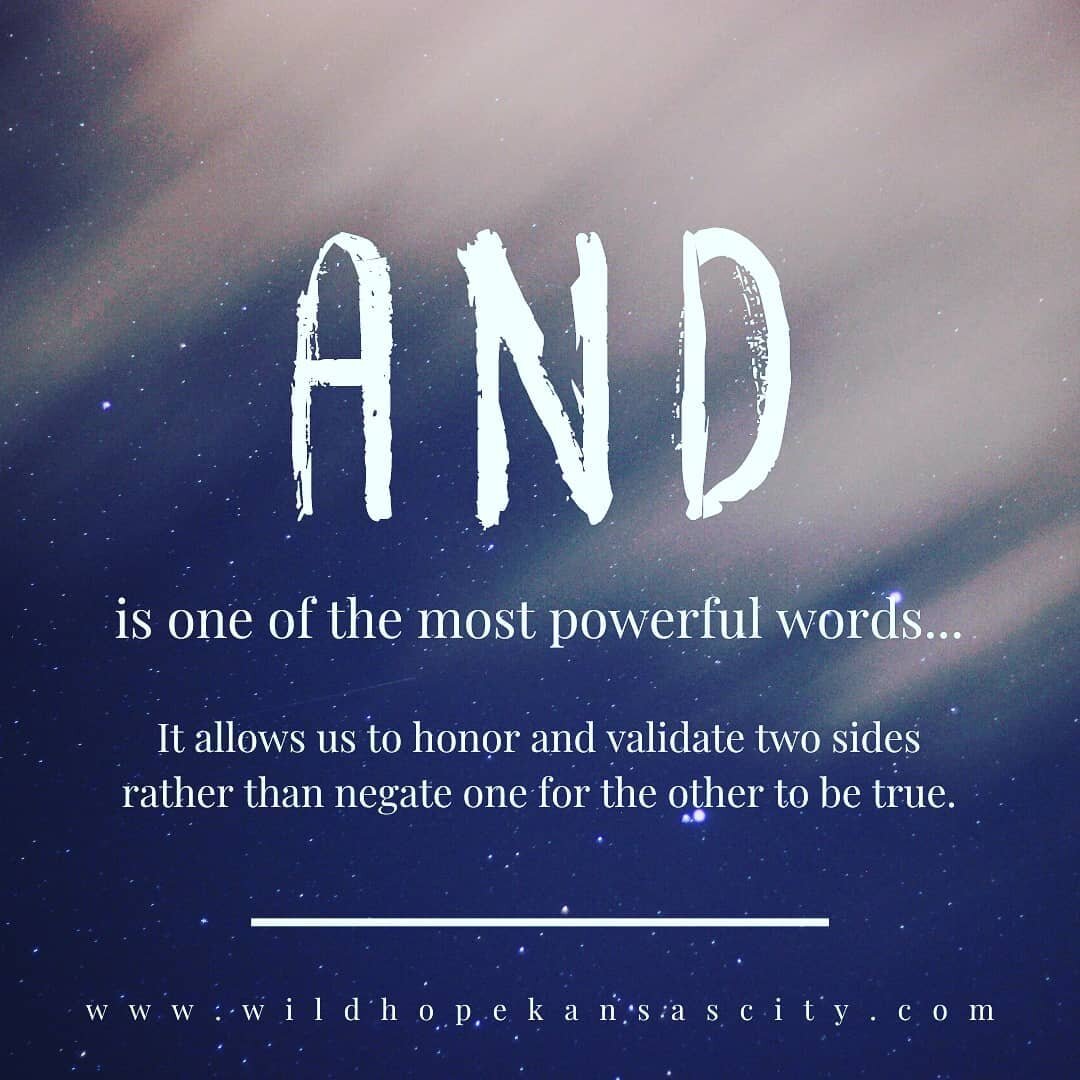 A.N.D. Small word. Big impact.⁣
⁣
Switching from &quot;but&quot; to &quot;and&quot; is harder than you might think!⁣
⁣
The first step is always awareness. Start noticing how many times you say &quot;but.&quot;⁣
⁣
Then start being intentional with whe