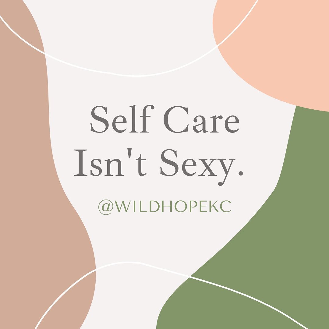 Hey folks...⁣
⁣
From a therapist, PLEASE PLEASE PLEASE drop your preconceived notions about caring your yourself. If it seems inaccessible then it&rsquo;s too lofty. ⁣
⁣
Self. Care. Is. Not. Sexy. It&rsquo;s making doctors appointments, drinking wate