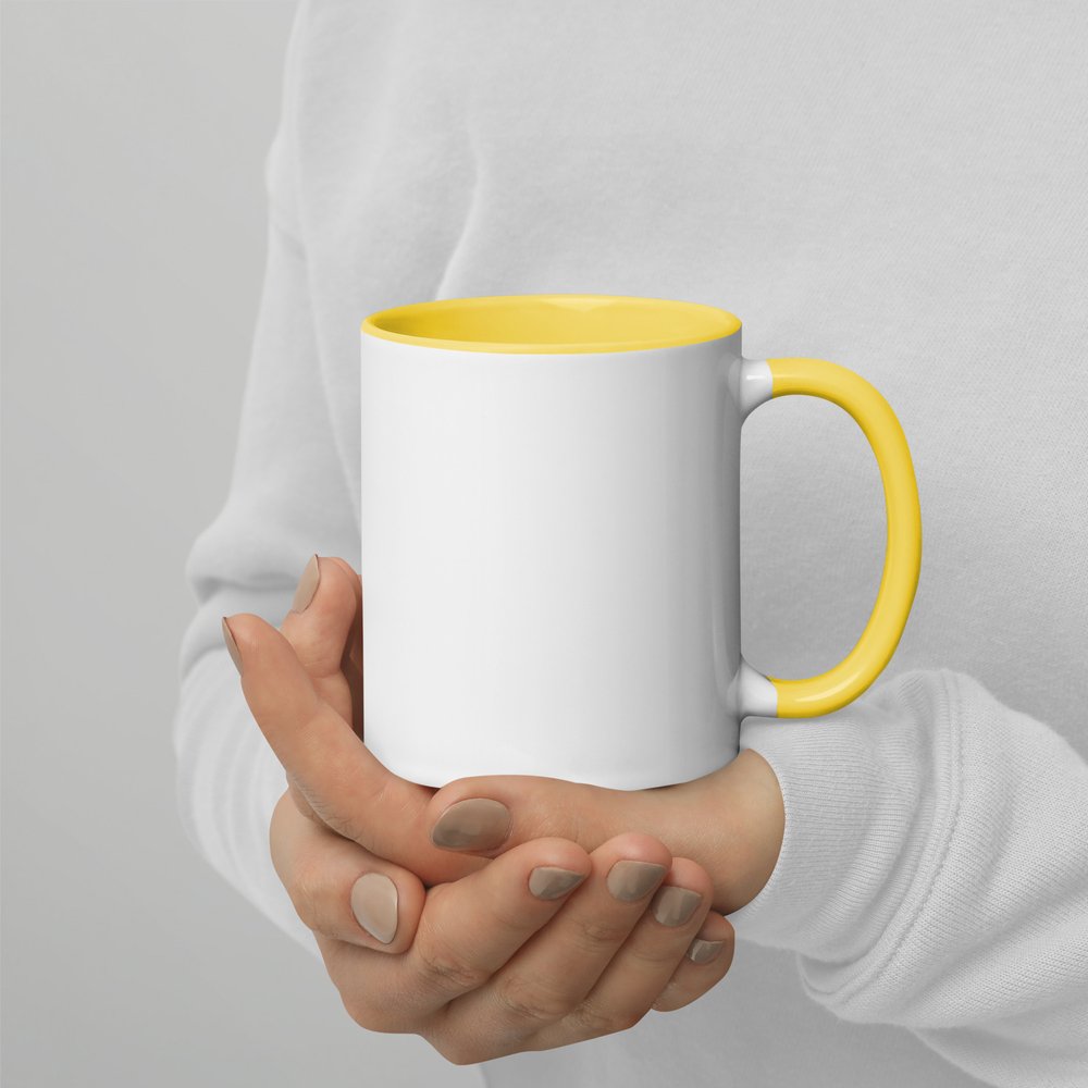 Yellow Ceramic Mugs Without Handles