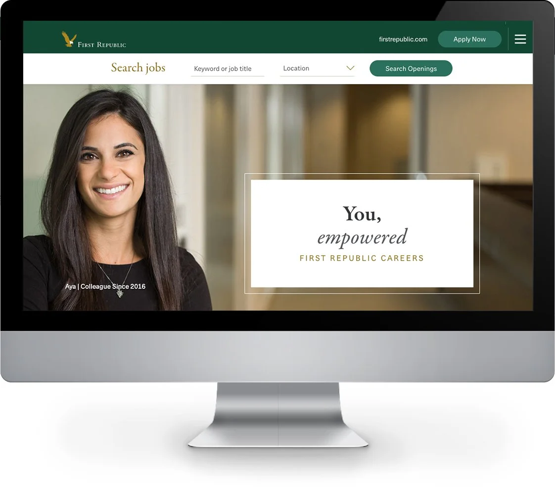 First Republic Bank // Brand &amp; Website