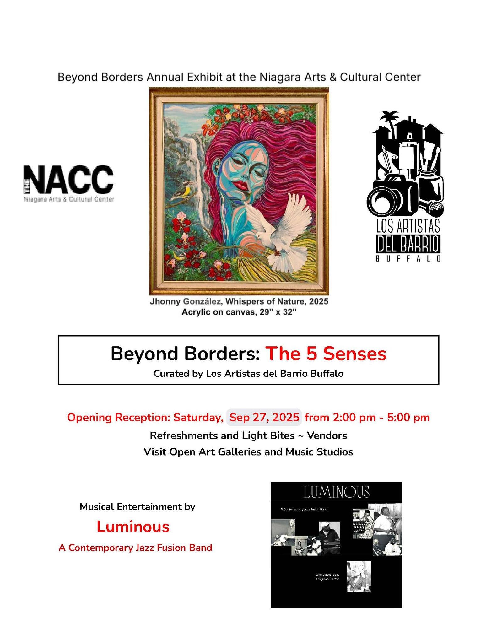 Beyond Borders: The 5 Senses - Opening Reception!