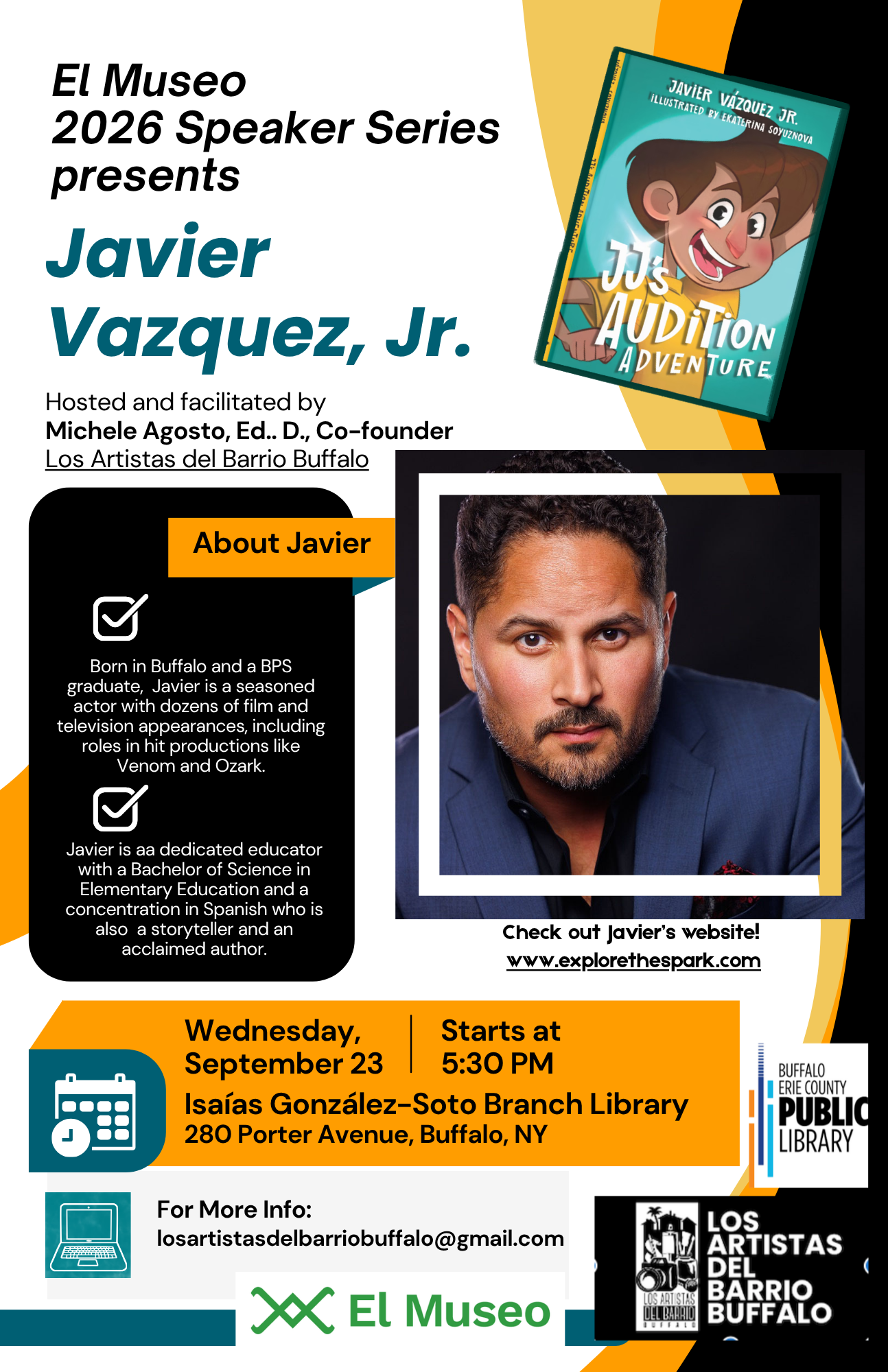 El Museo Speaker Series with Javier Vazquez, Jr.
