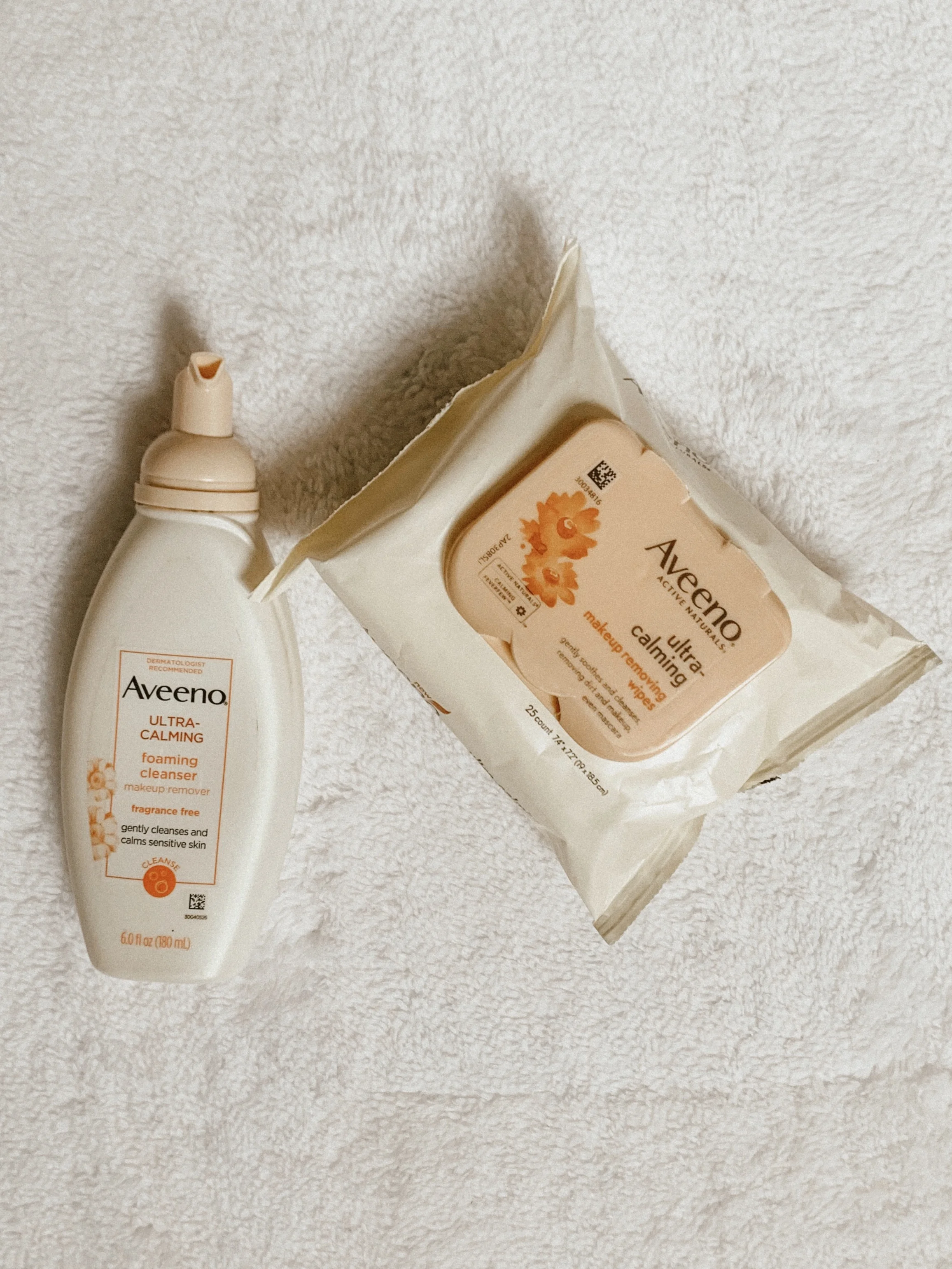 aveeno makeup remover cleanser