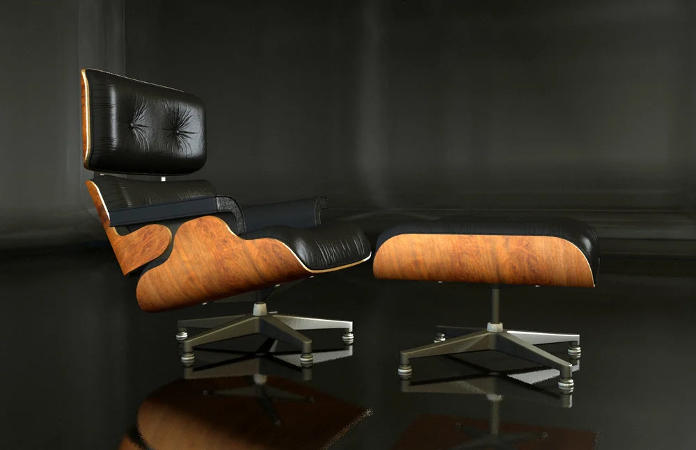 Eames Chair - 3D illustration