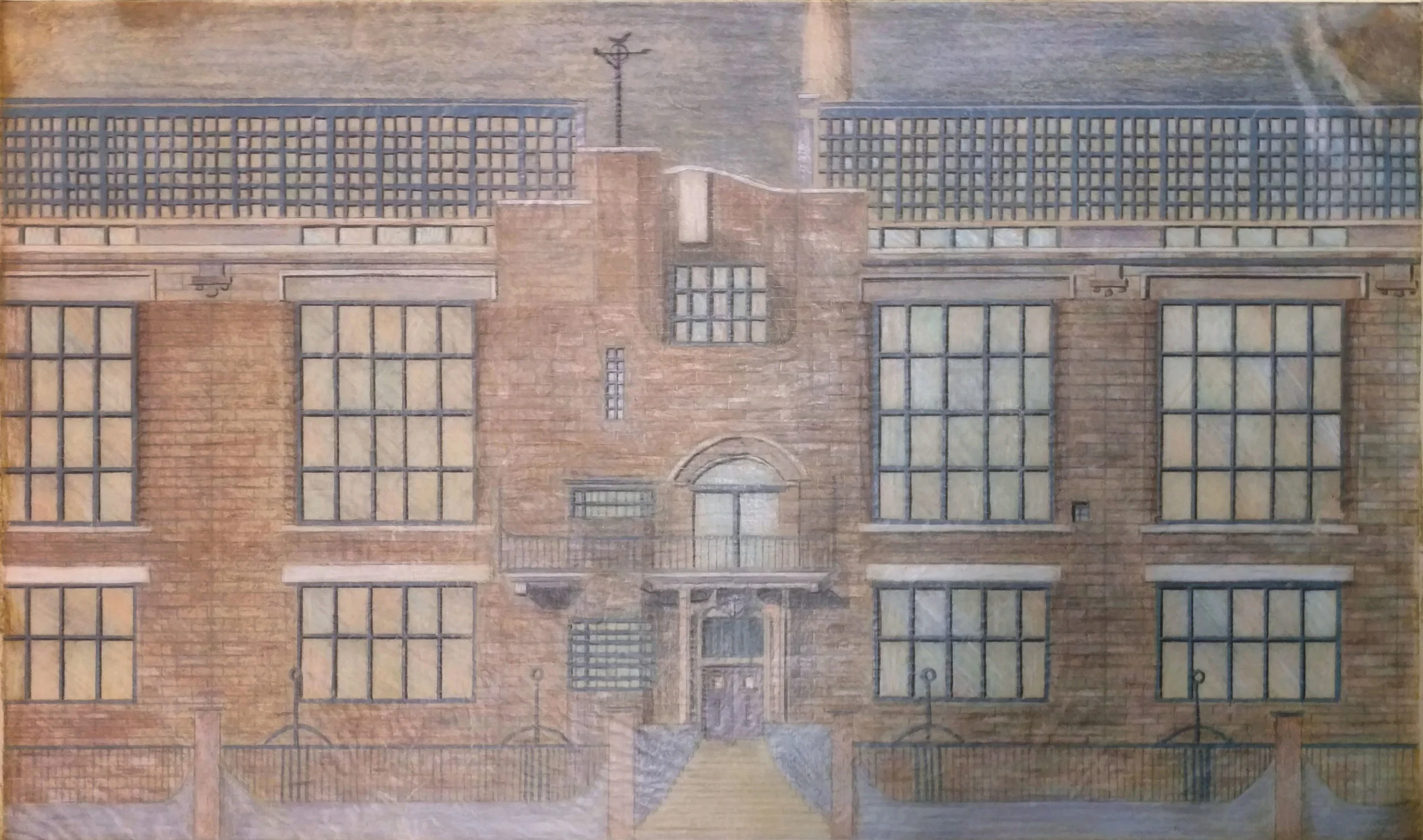 Prismacolor - Glasgow School of Art by Charles Mackintosh
