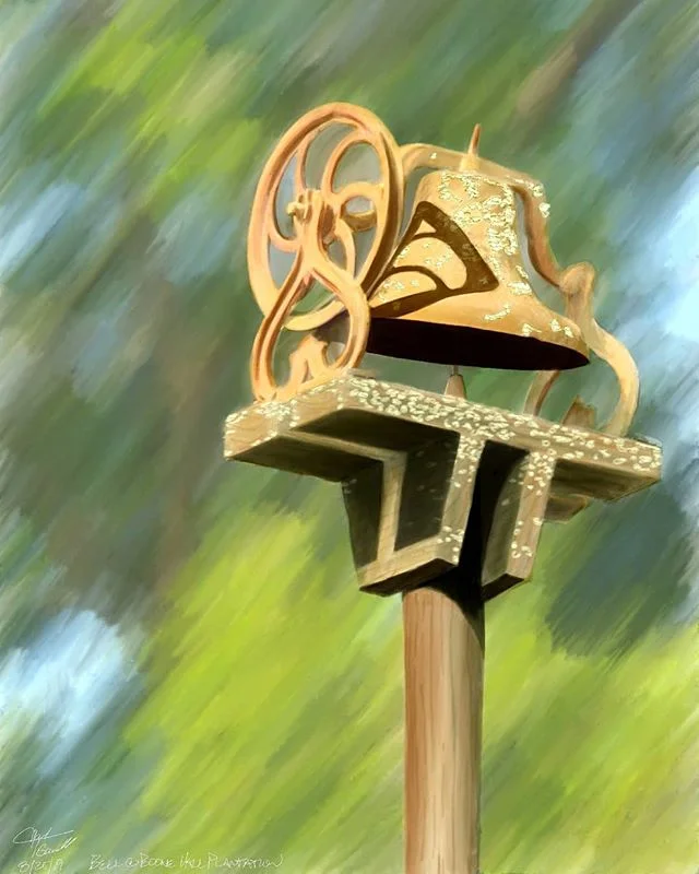 Sketch - Plantation Bell at Boone Plantation Hall