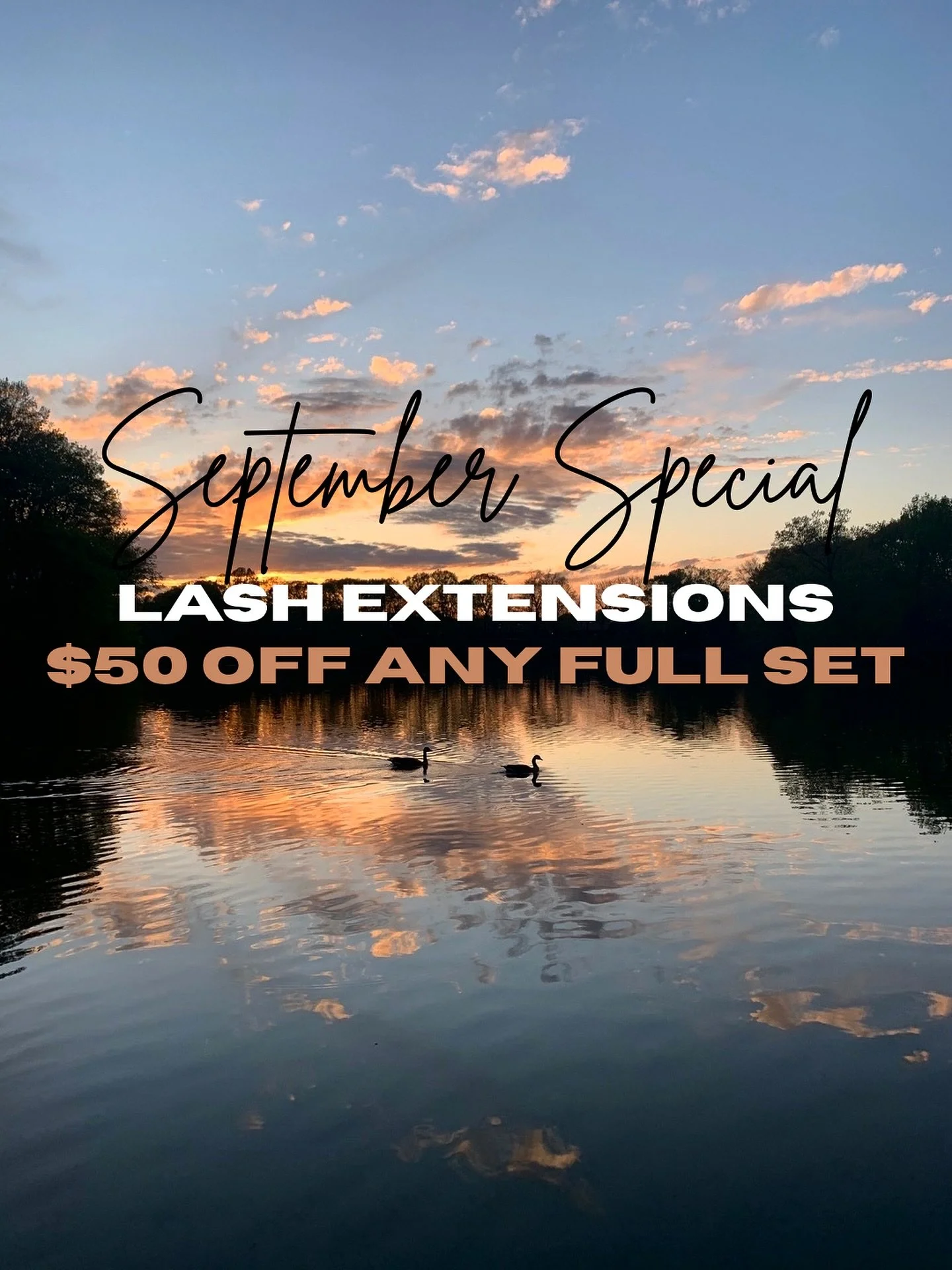 Fall glow-up time 🍂
𝐀𝐥𝐥 𝐟𝐮𝐥𝐥 𝐥𝐚𝐬𝐡 𝐬𝐞𝐭𝐬 𝐚𝐫𝐞 $𝟓𝟎 𝐨𝐟𝐟 𝐭𝐡𝐢𝐬 𝐒𝐞𝐩𝐭𝐞𝐦𝐛𝐞𝐫
Classic, Hybrid, Volume, Mega &mdash; pick your vibe &amp; I&rsquo;ll do the rest.
Cᴏᴍᴘʟɪᴍᴇɴᴛᴀʀʏ ᴀꜰᴛᴇʀᴄᴀʀᴇ ʙᴀɢ ɪs ɪɴᴄʟᴜᴅᴇᴅ✨

📸 Sunset on Shadow La