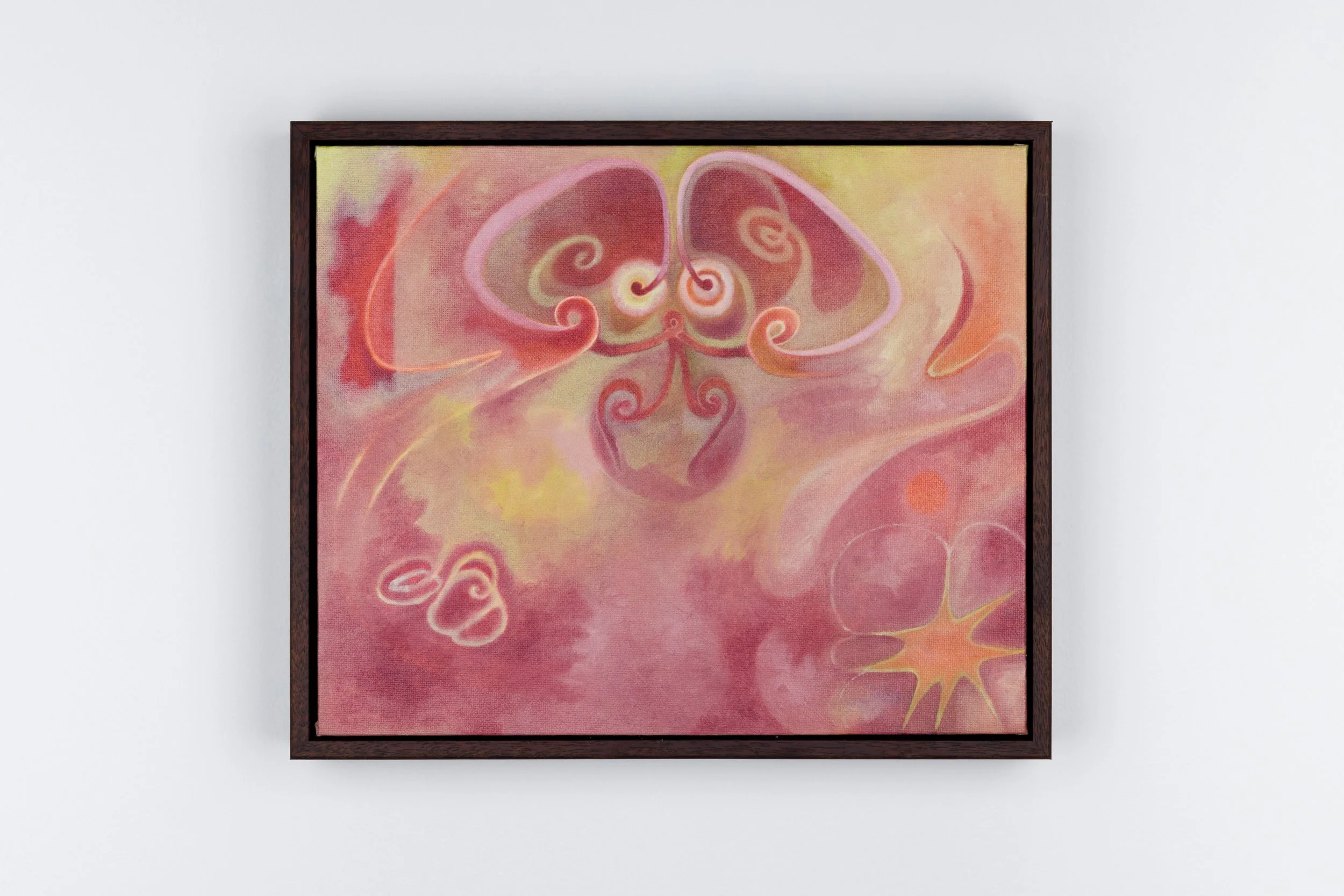 September (bruise), oil on canvas board, 25 x 30 cm, 2022