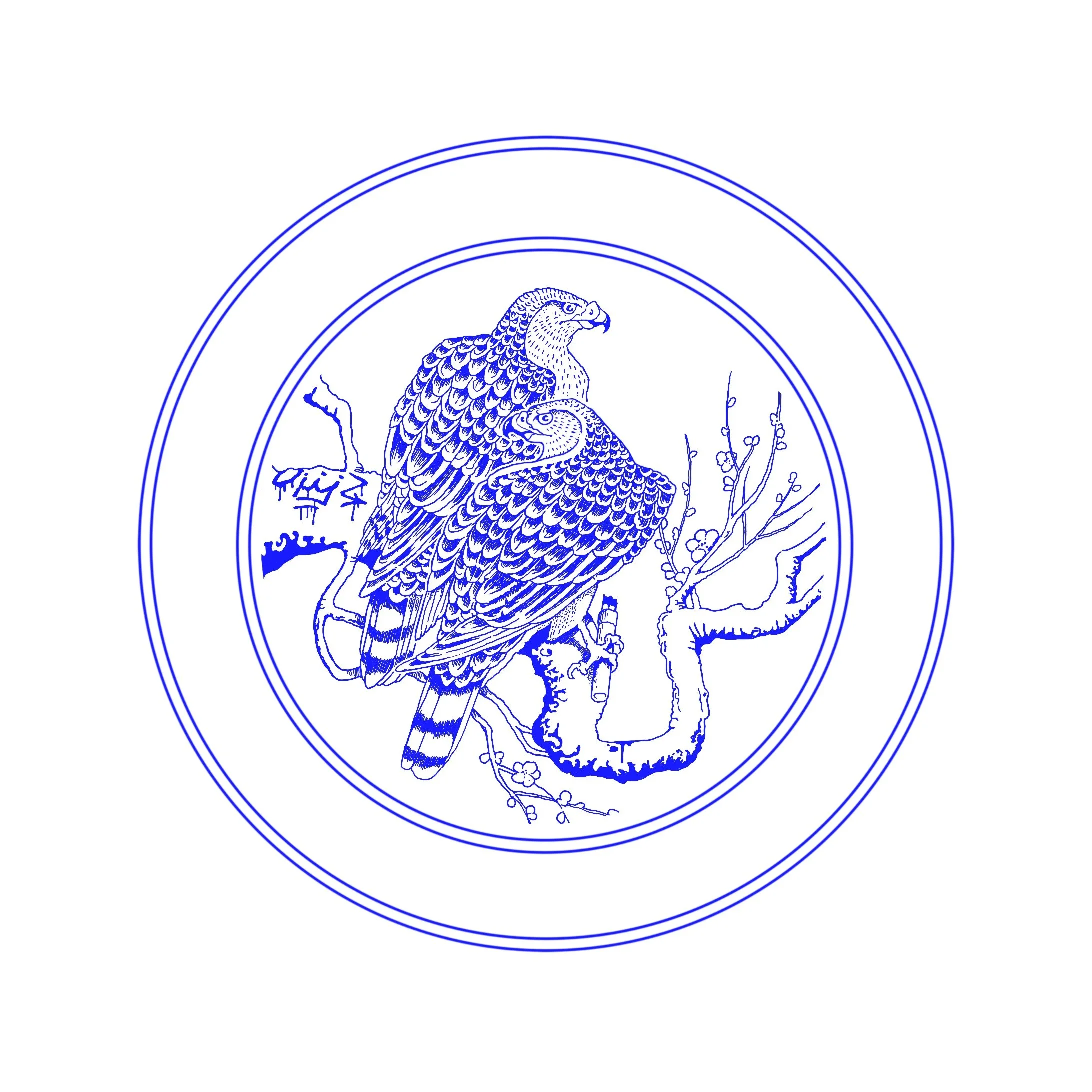 Tagging Hawks (Print 2)