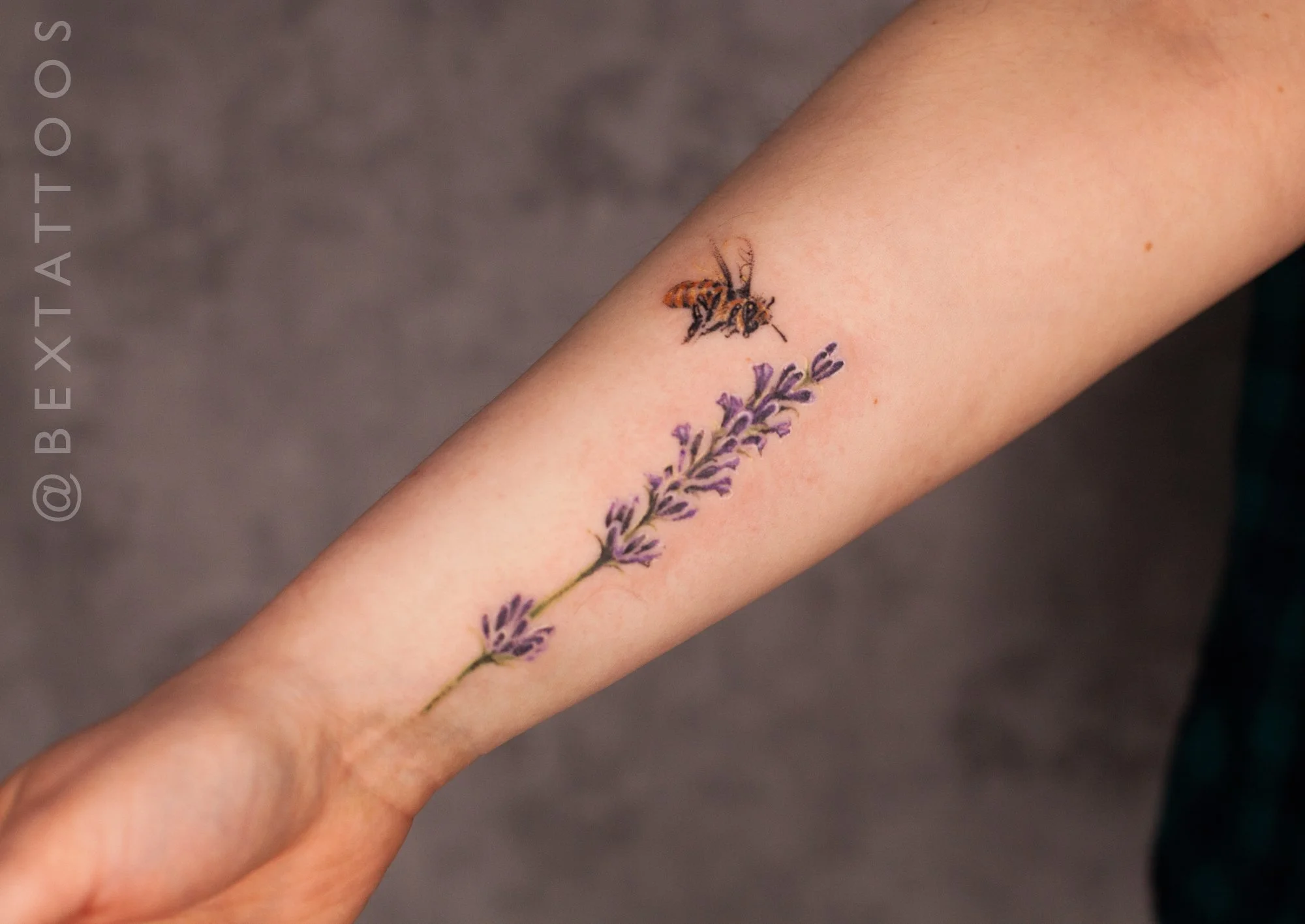 Oak Iris Tattoo