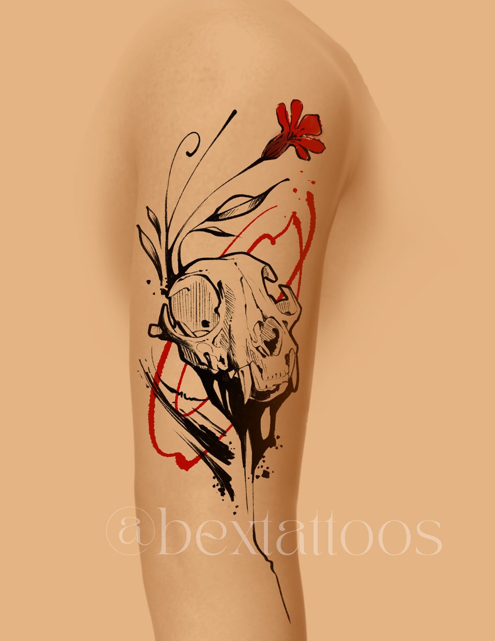 skull-with-ink-and-flowers-arm.jpg