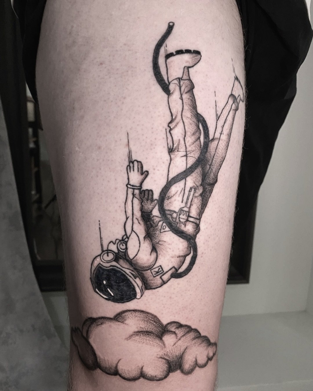 Space Tattoo | Astro Naught Tattoo 