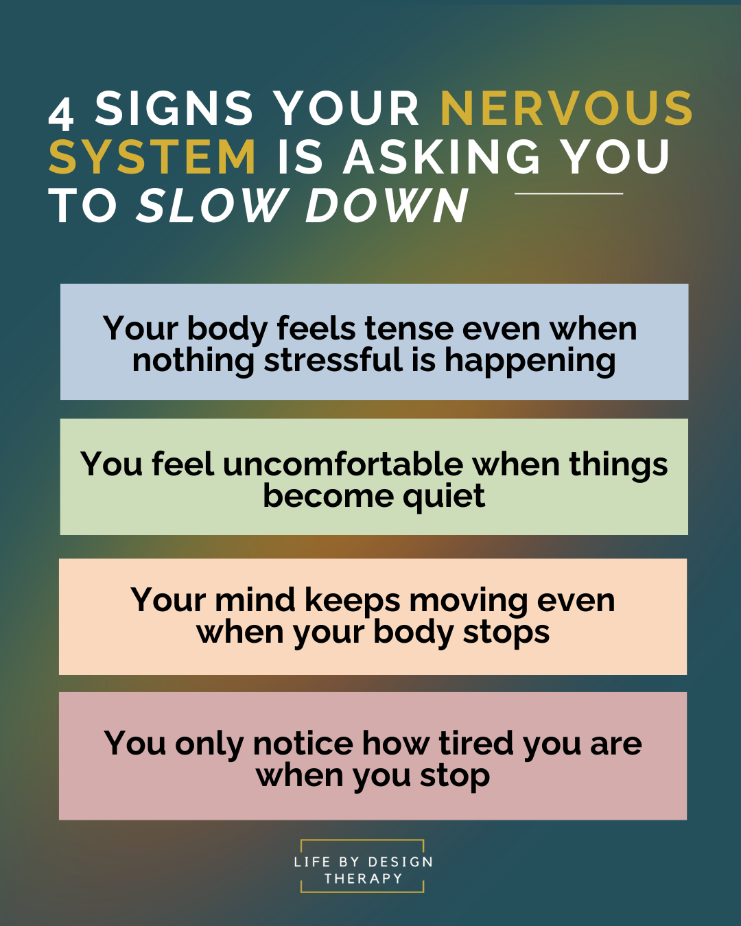 Nervous System Regulation Therapy in Berkeley, California