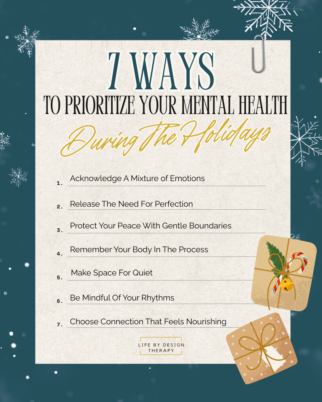 10 Ways to Prioritize Your Mental Health During the Holidays — Holistic ...