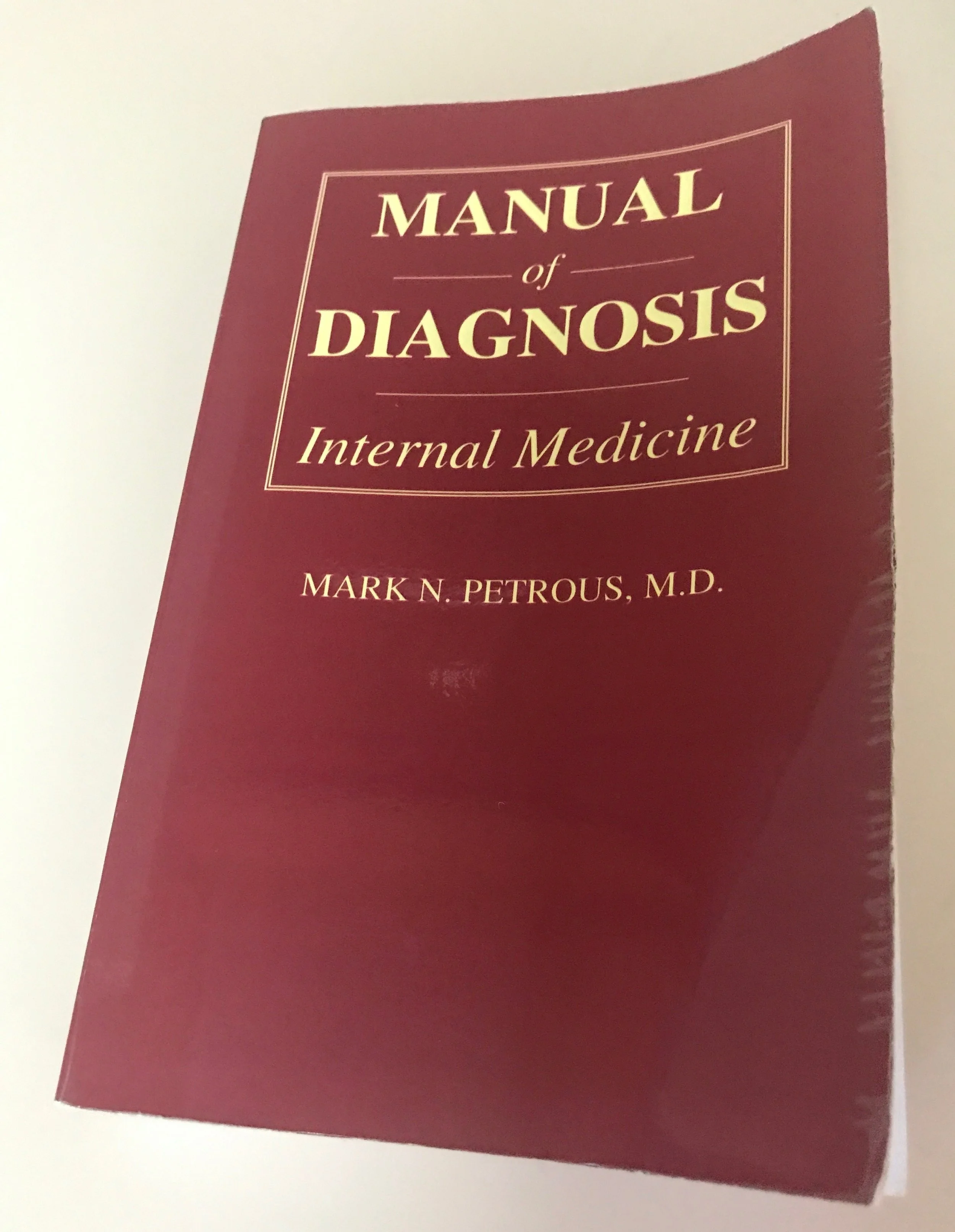 Manual of Diagnosis: Internal Medicine