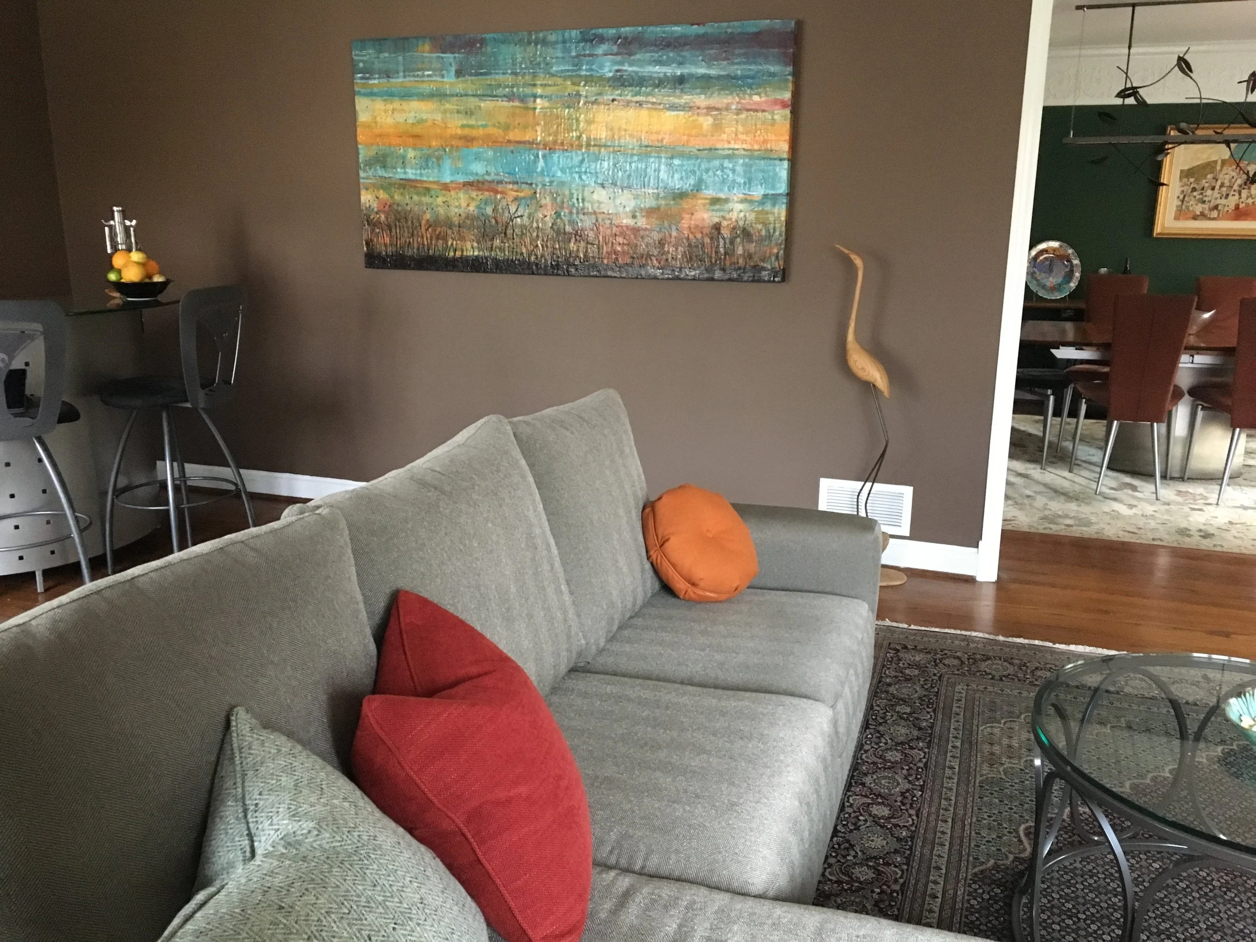 Flying Practice, Autumn. Install Shot.