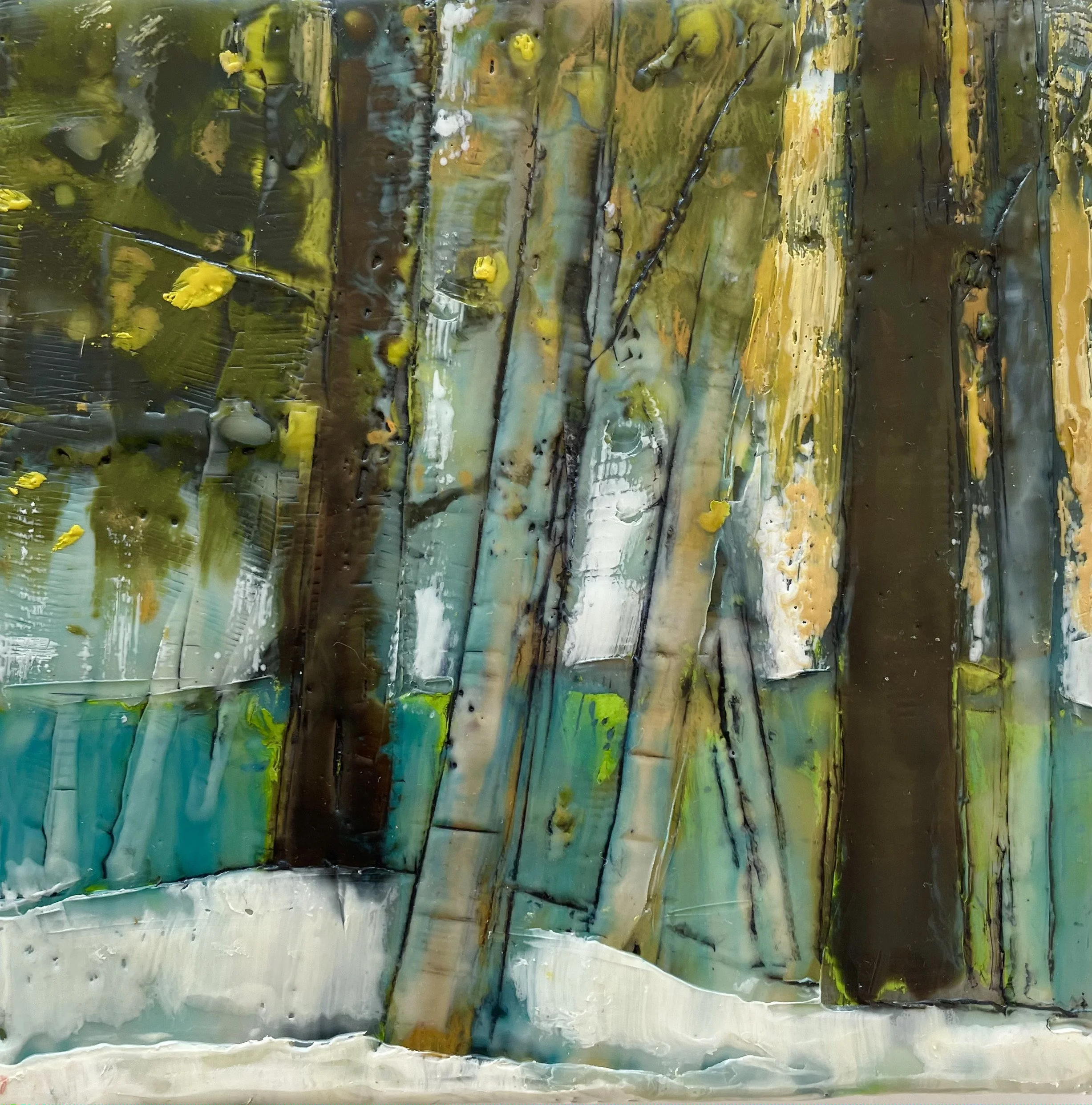 Leaning Tree, Cold Morning