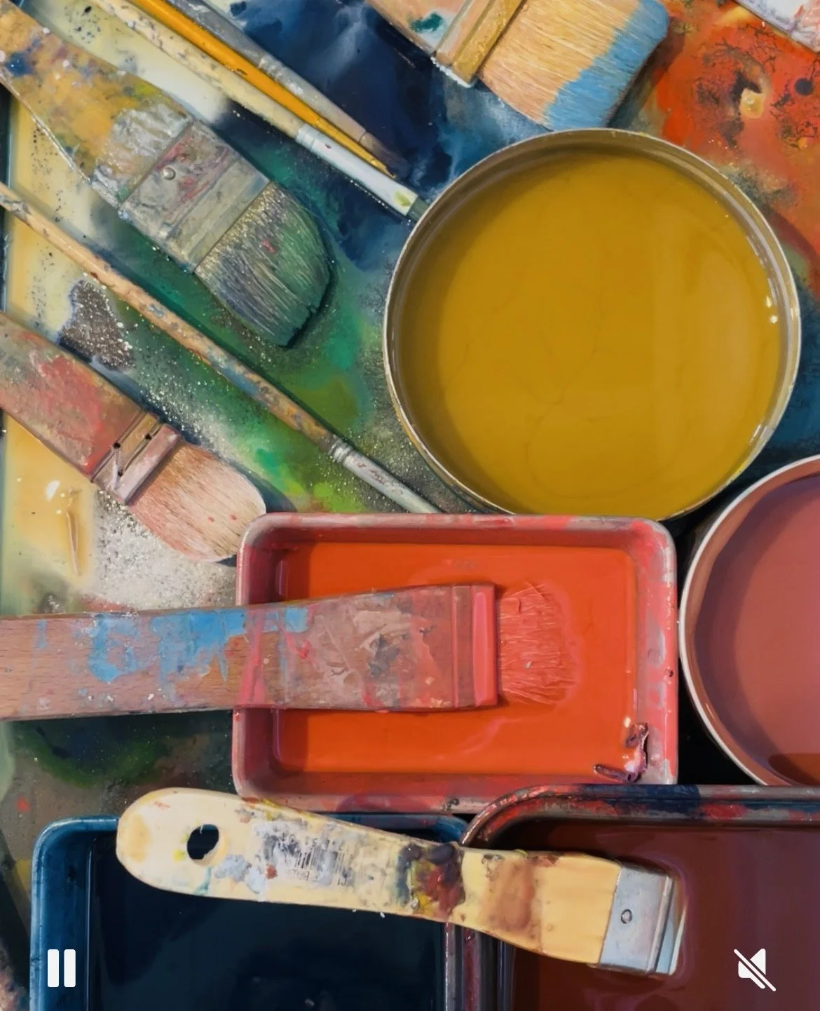 For the Love of Birds, Encaustic Painting (Tentative)