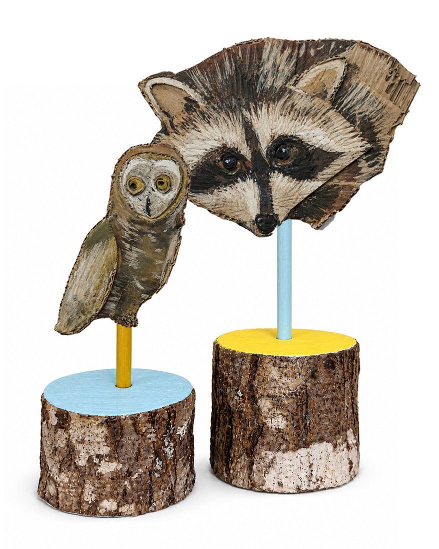 Woodland Sculptures at 365 Gallery, Farnsworth Museum