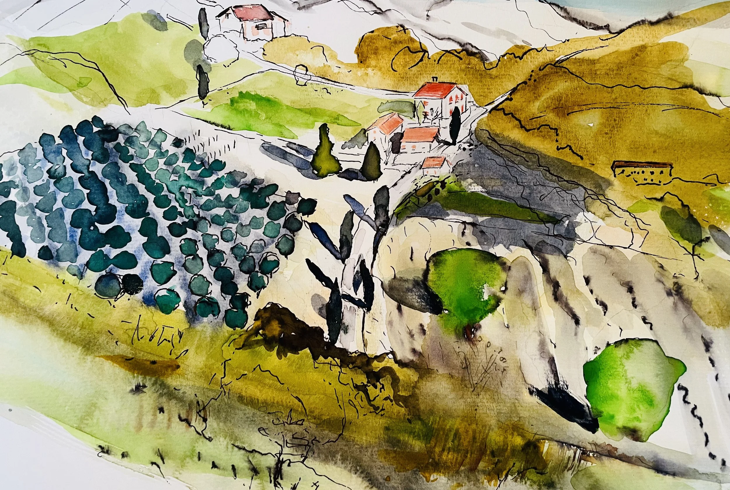 Take your Line for a Walk – Bridging Drawing and Painting at the Sedona Art Center