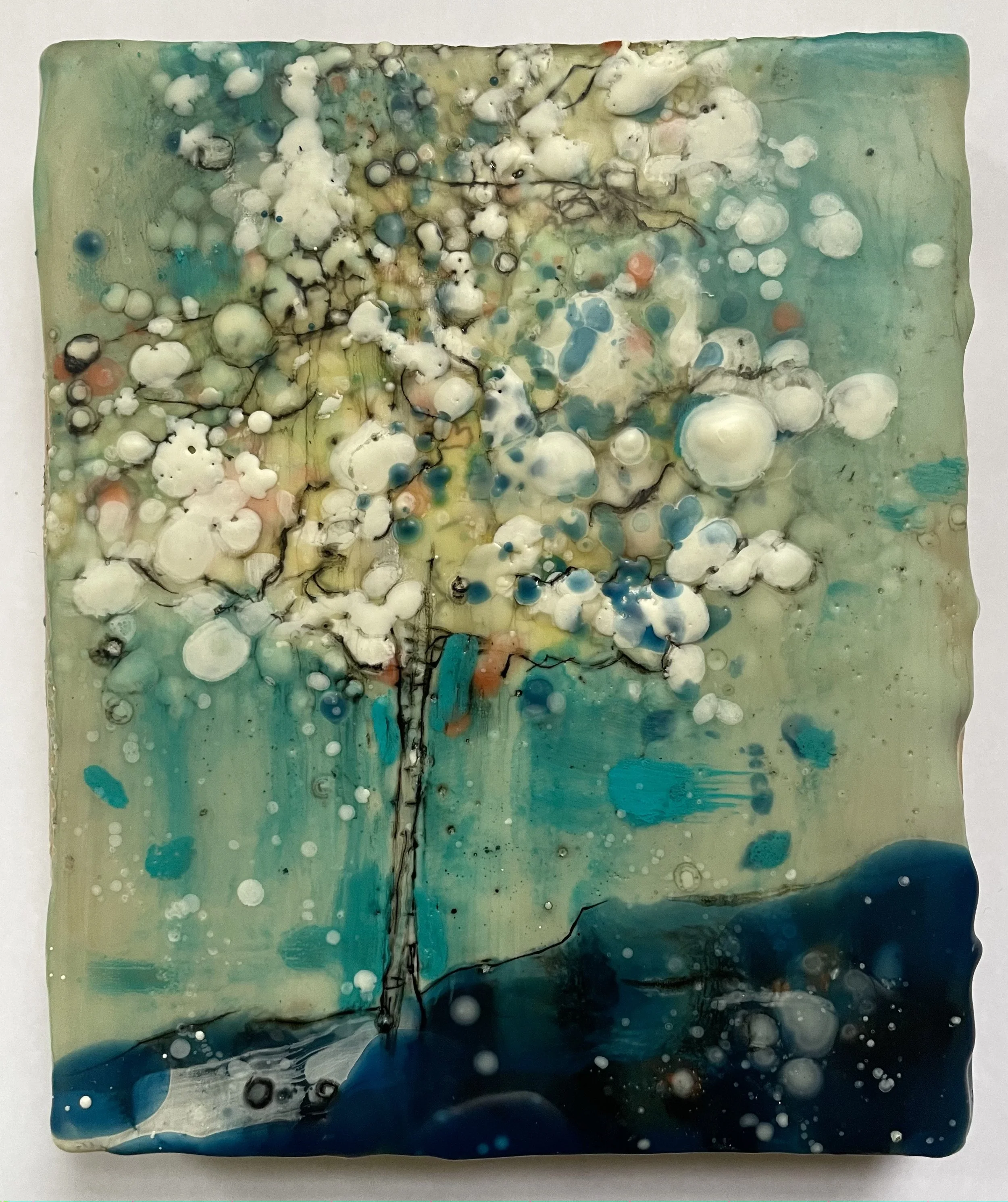 Little Happy Snowy Tree