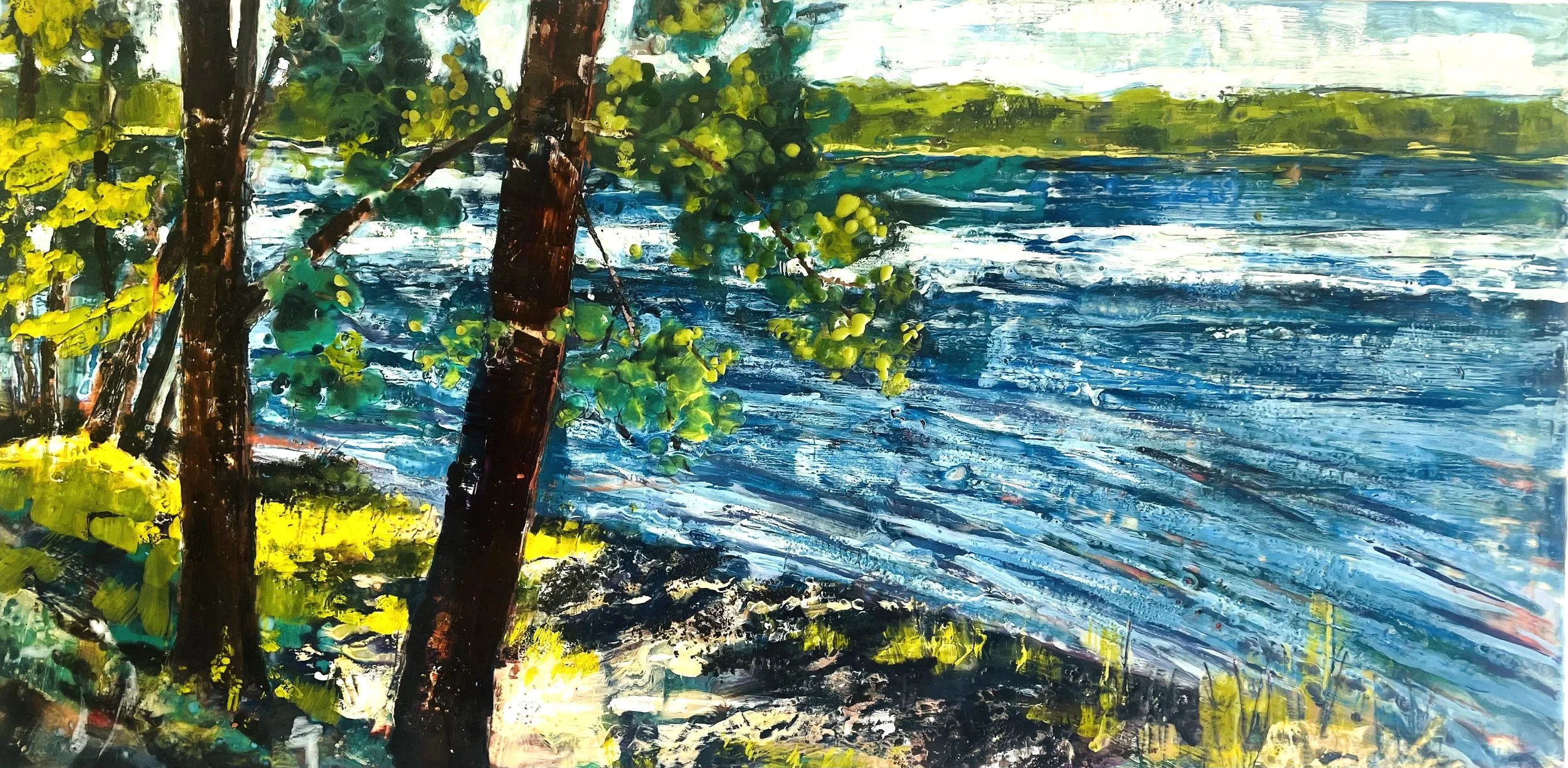 Shape of Water, By the Kennebec