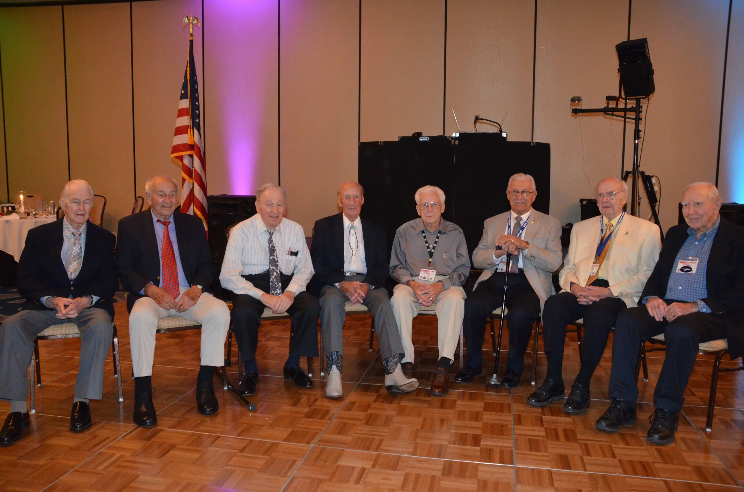 William "Dub" Vandegriff, Herb Wilkov, Ben Roujansky, Irv Rothman, Bob Fay, Ed Yursky, John Walter, Jim Galbraith