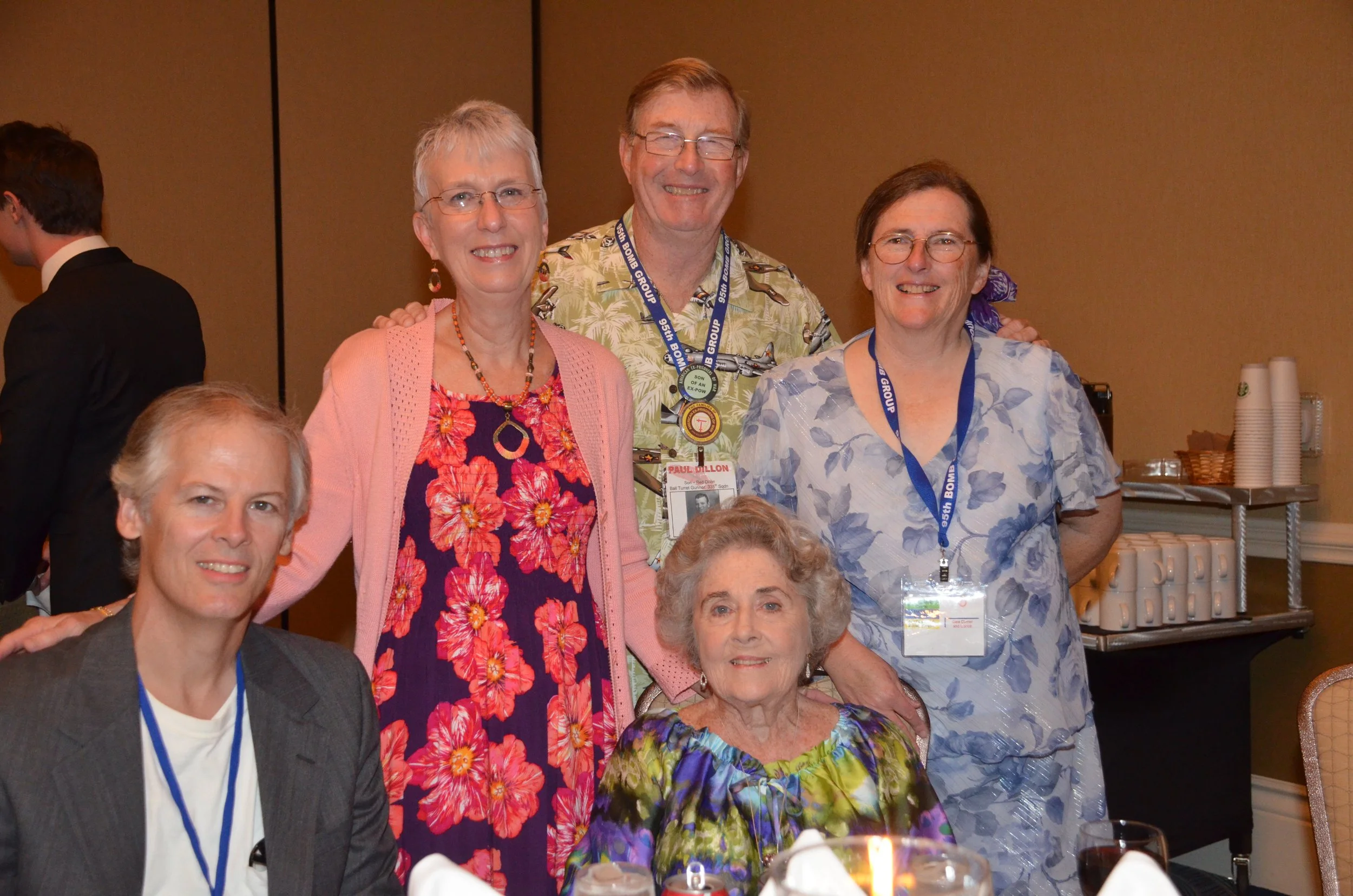 Seated: David Vandegriff and June Bickmeyer; Standing: Bunny and Paul Dillon, Karen Say