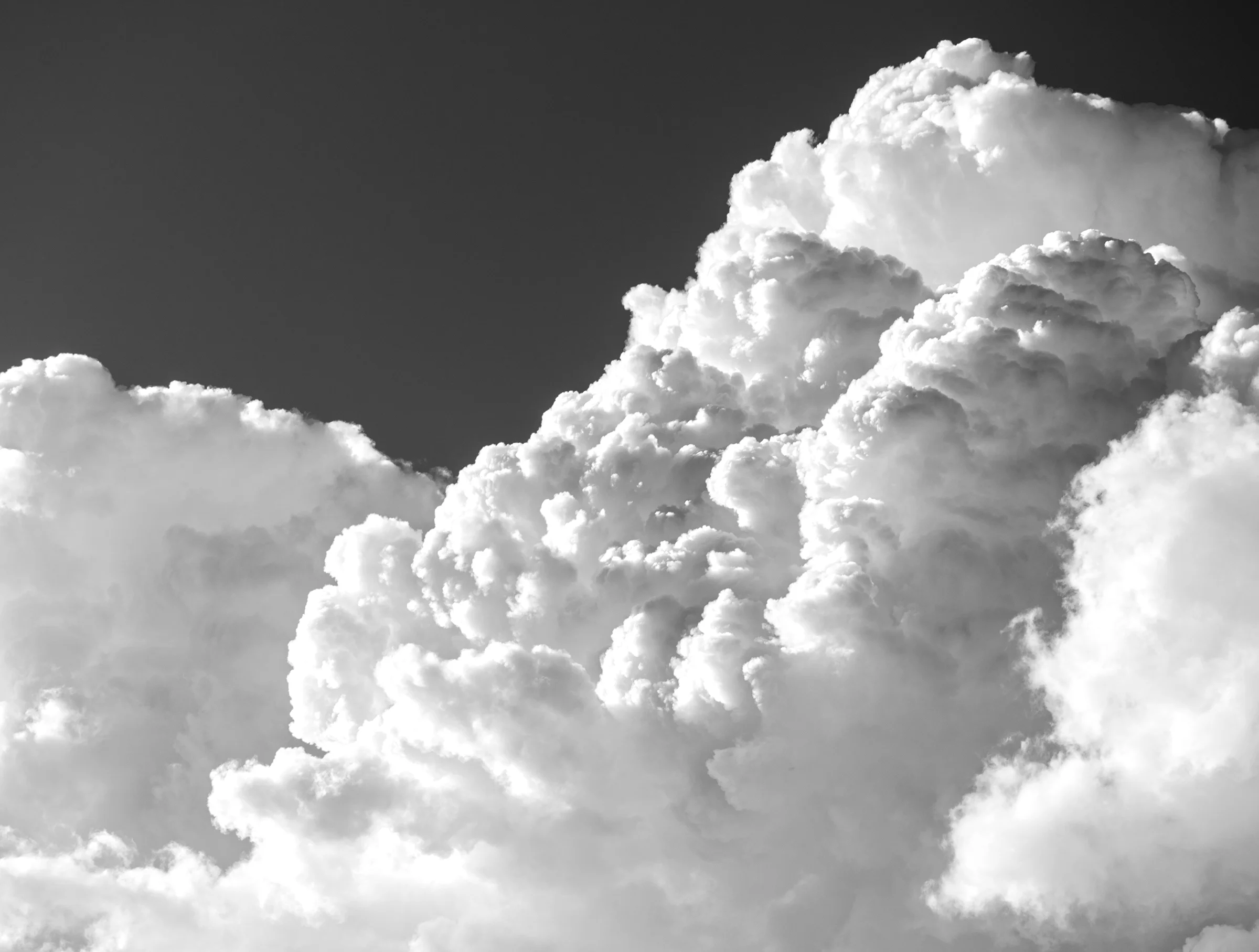 The clouds have been amazing, subtle tones and bright contrast.