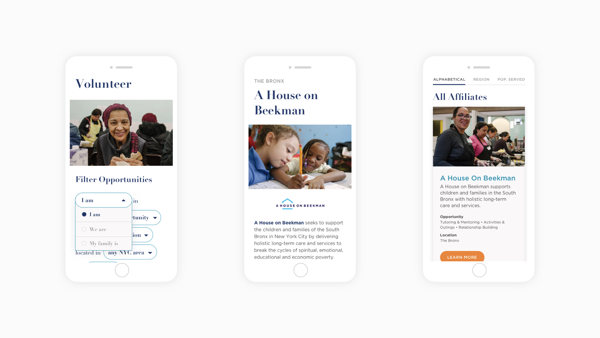 VOLUNTEER PAGE