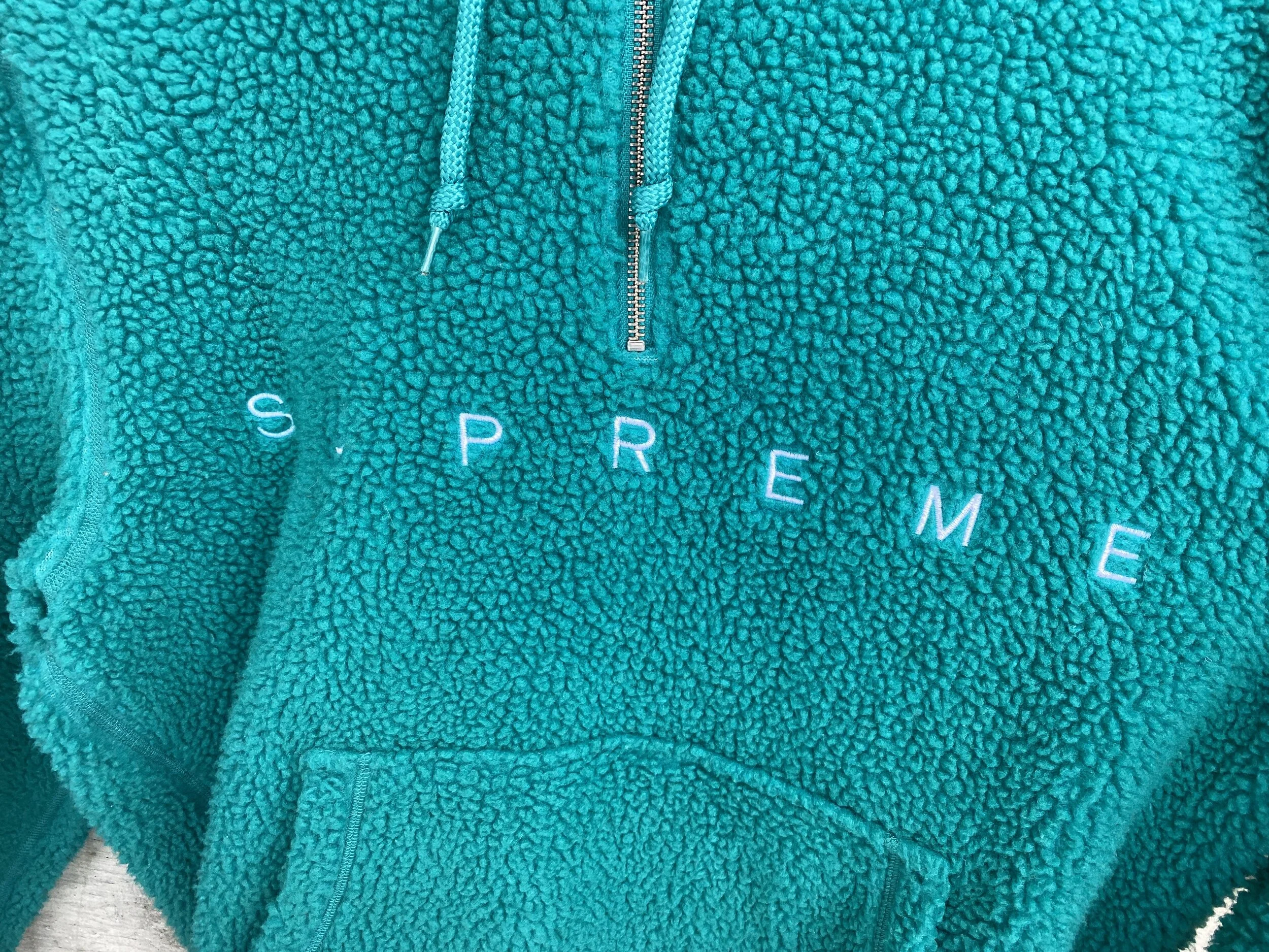 Supreme Sherpa Quarter Zip Hooded Fleece (M) — SEATTLE SELECT