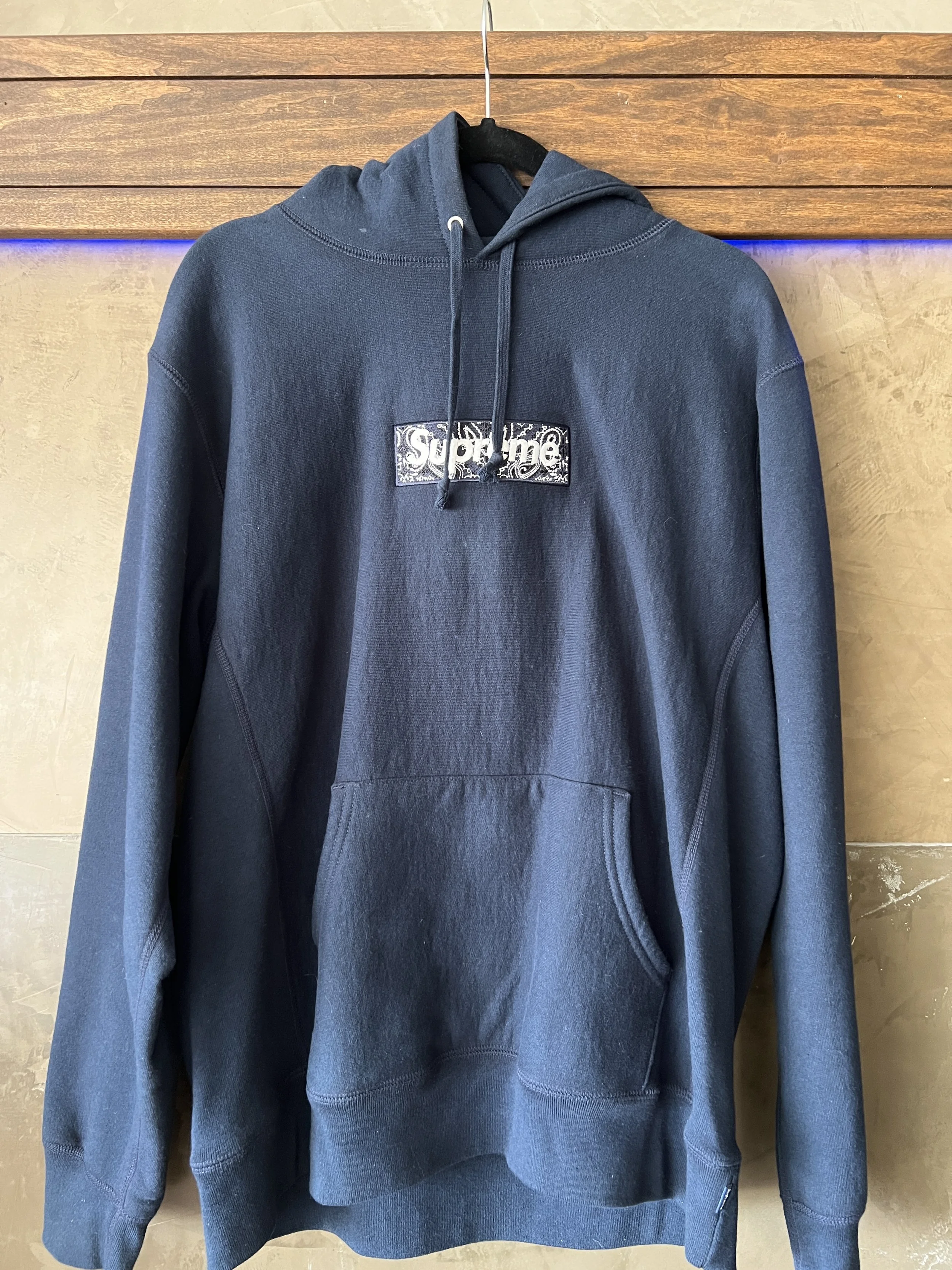 Supreme Bandana Box Logo (L) [Navy]
