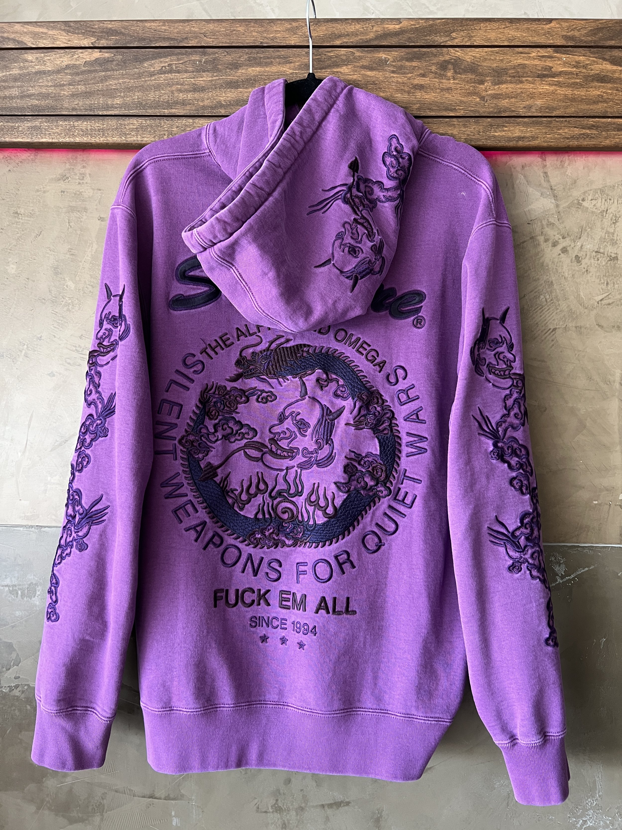Supreme Dragon Overdyed Hoodie (M) — SEATTLE SELECT