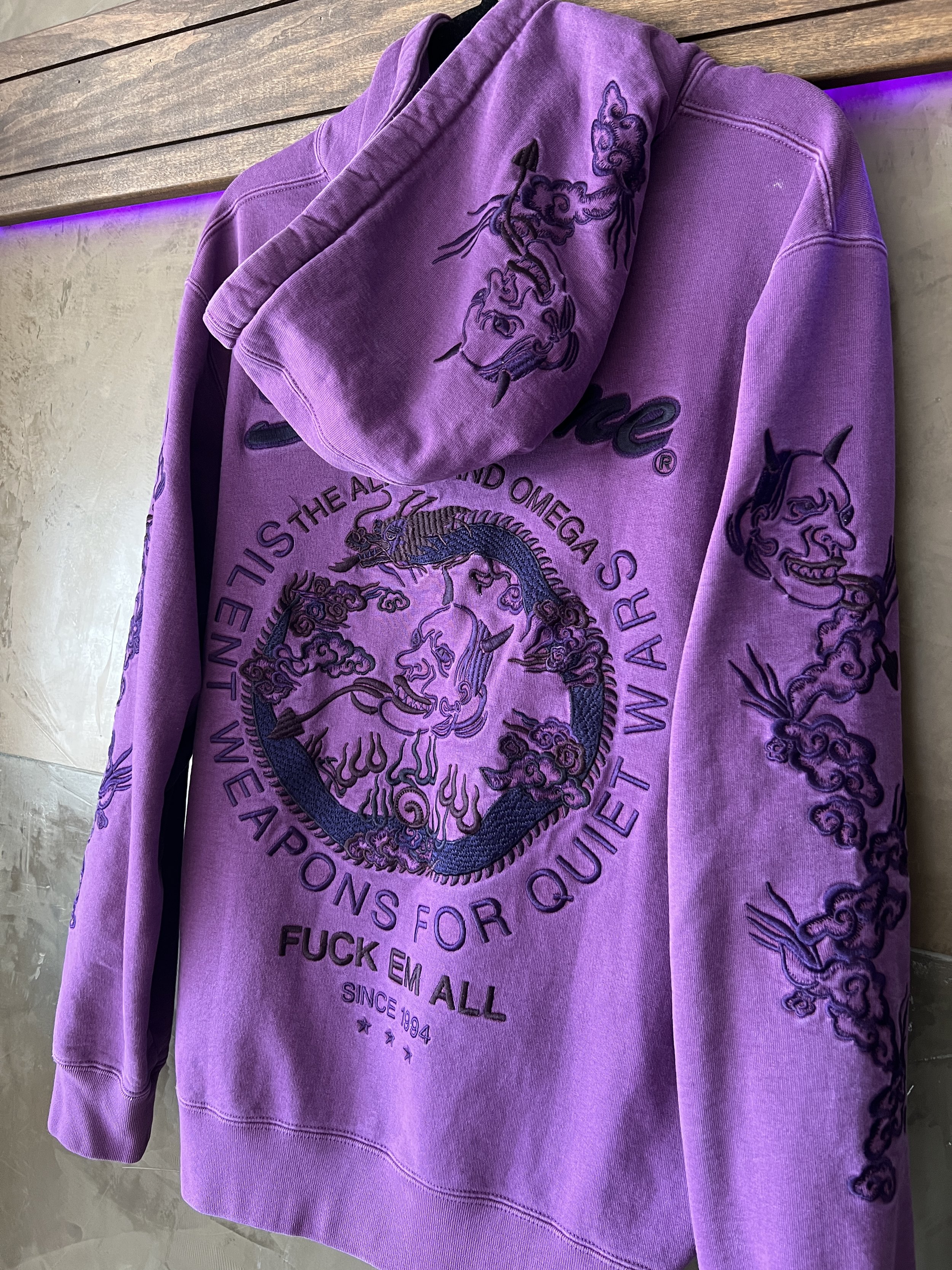Supreme Dragon Overdyed Hoodie (M) — SEATTLE SELECT