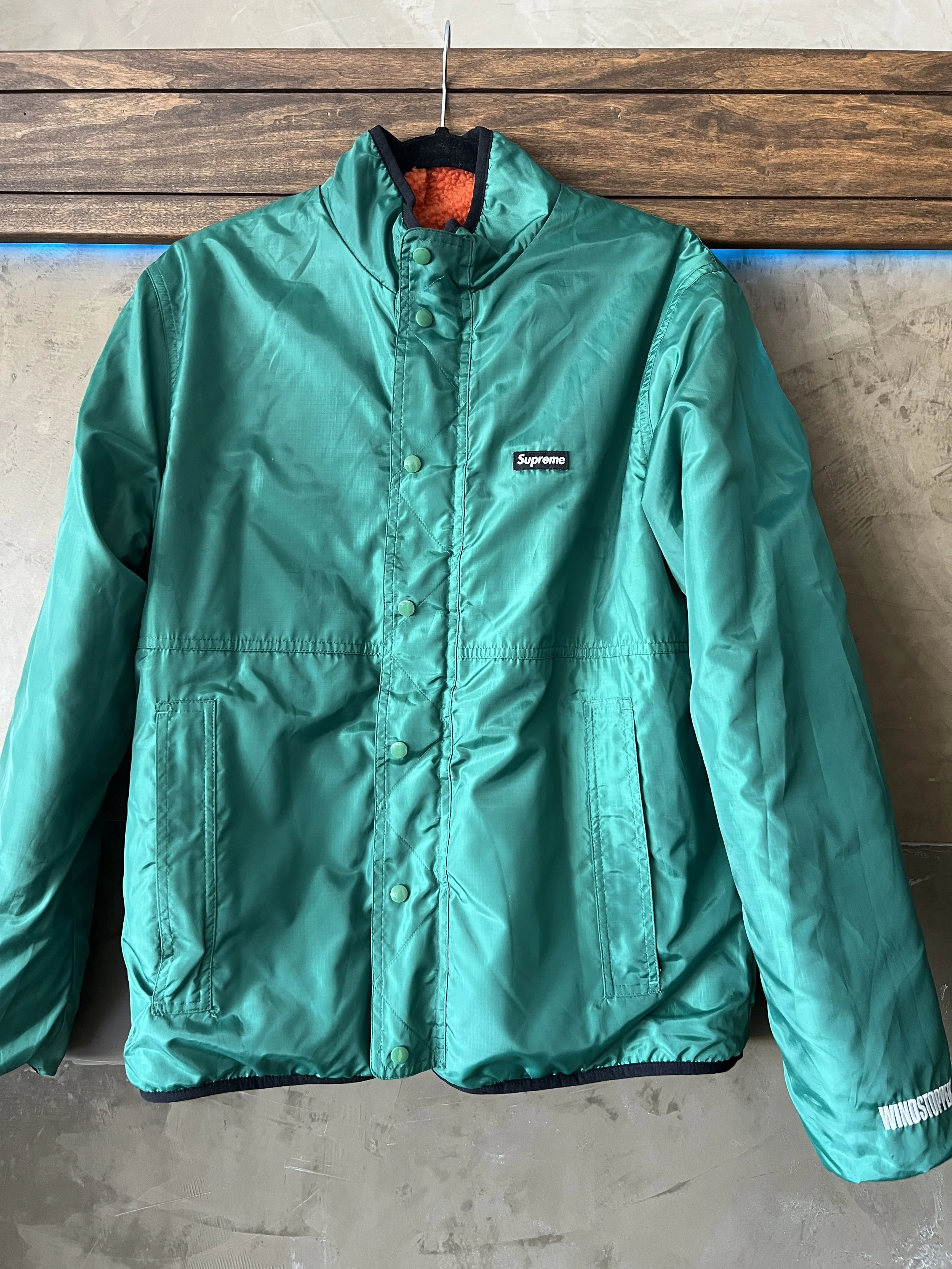 Supreme Reversible Logo Fleece (M) — SEATTLE SELECT 