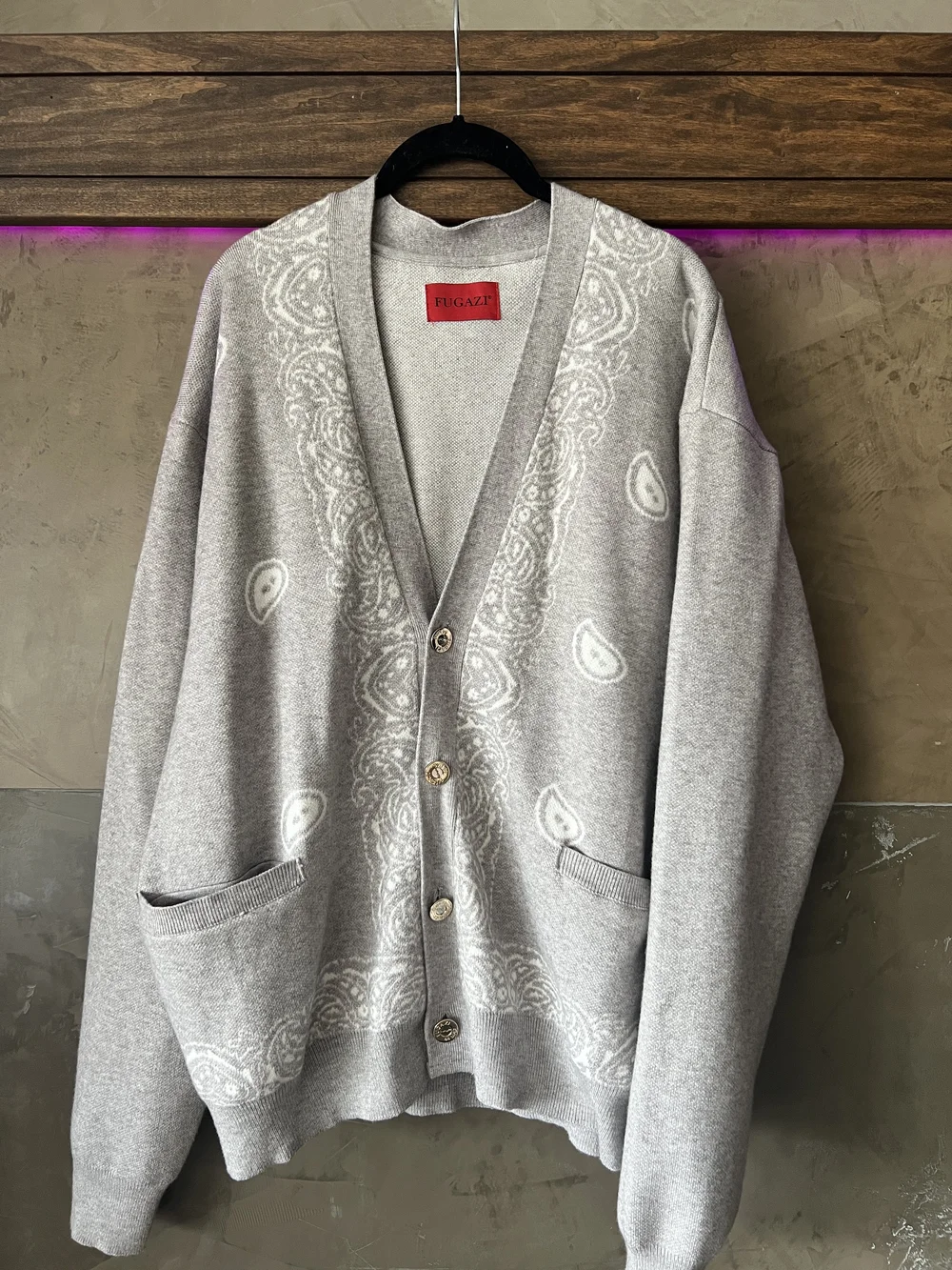 Fugazi Absent Cardigan (M-L) — SEATTLE SELECT