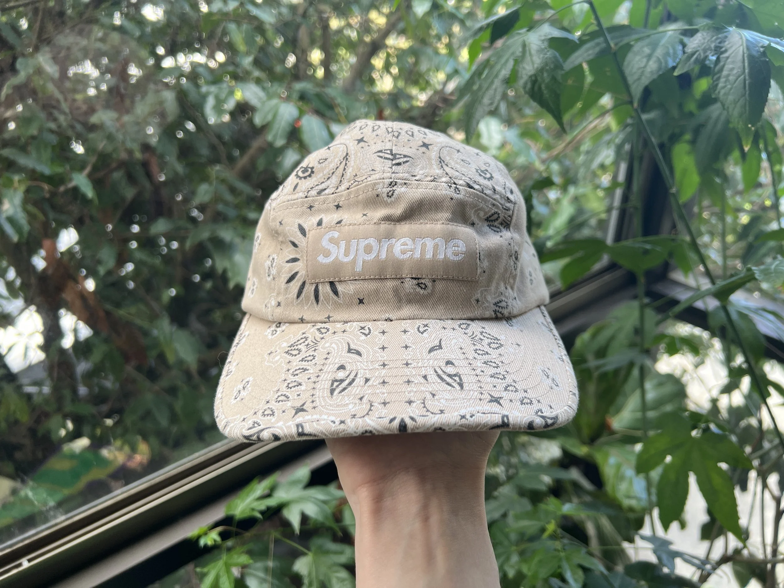 Supreme Bandana Camp Cap