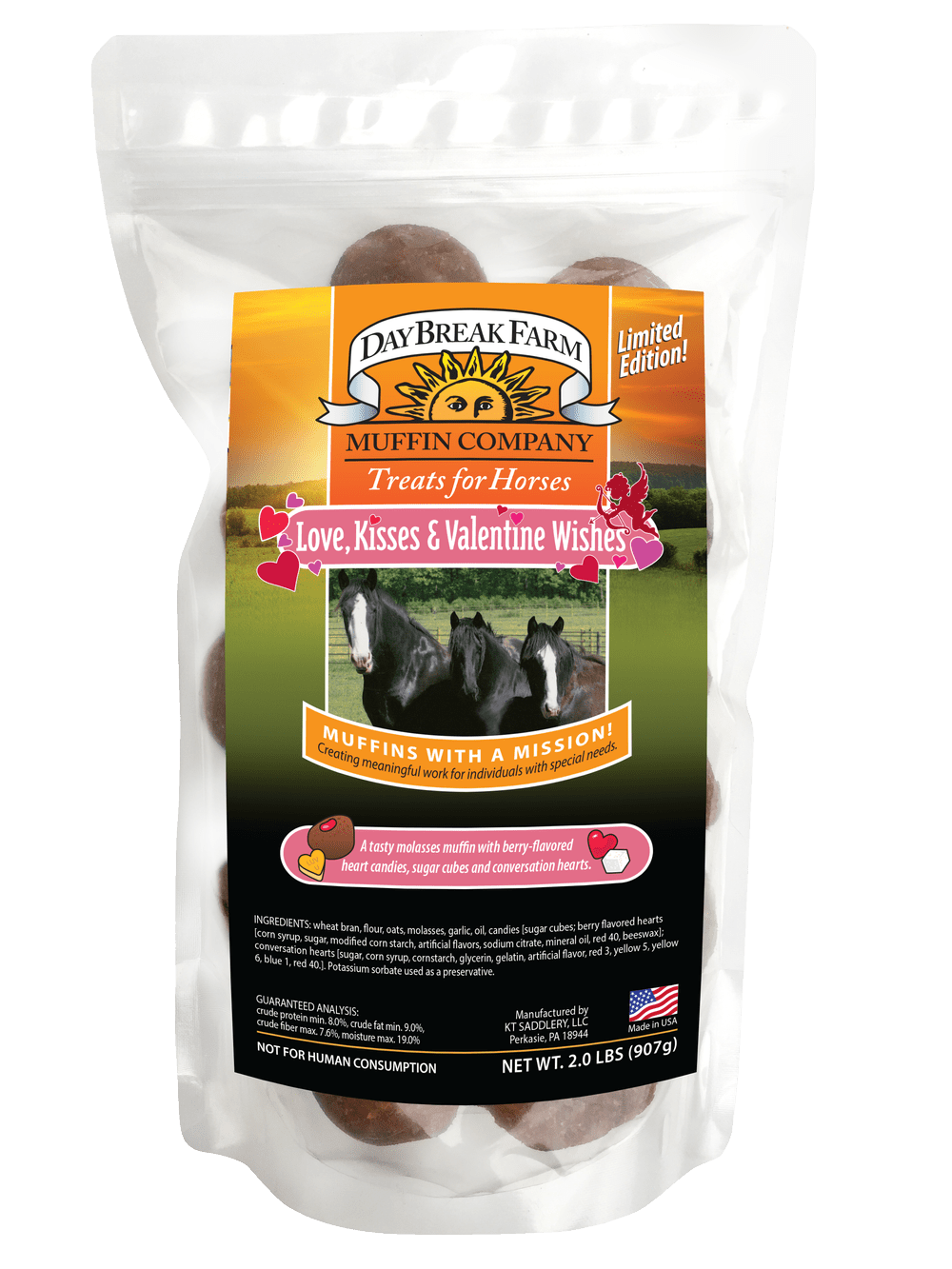 Love Kisses and Valentine Wishes — Day Break Farm Muffins