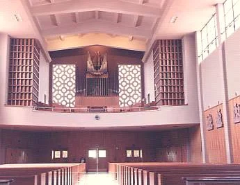 Original Organ, made by E. F. Walcker & Company of Kleinblittersdorf, Germany